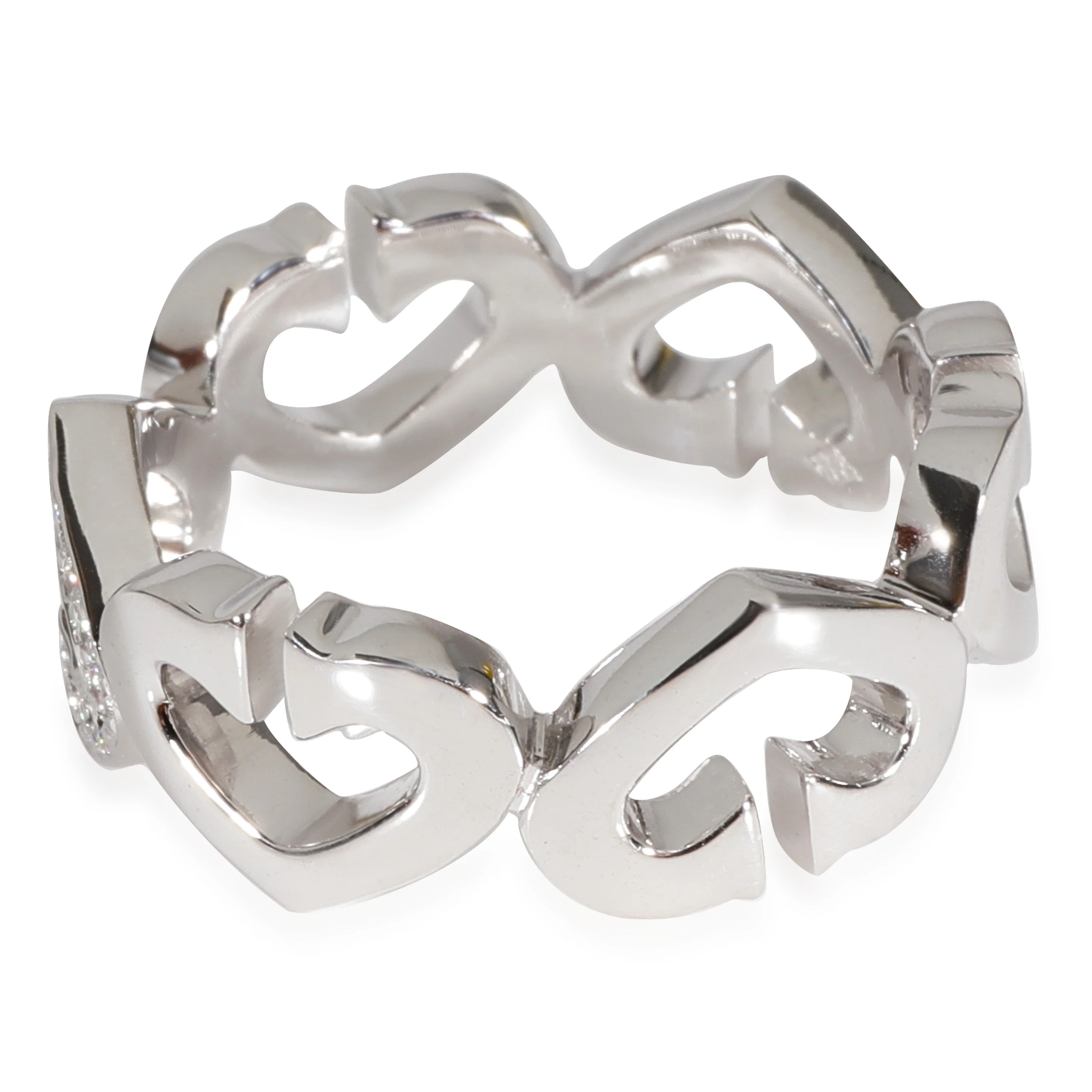 C Heart De Cartier Ring (White Gold) - Image 2