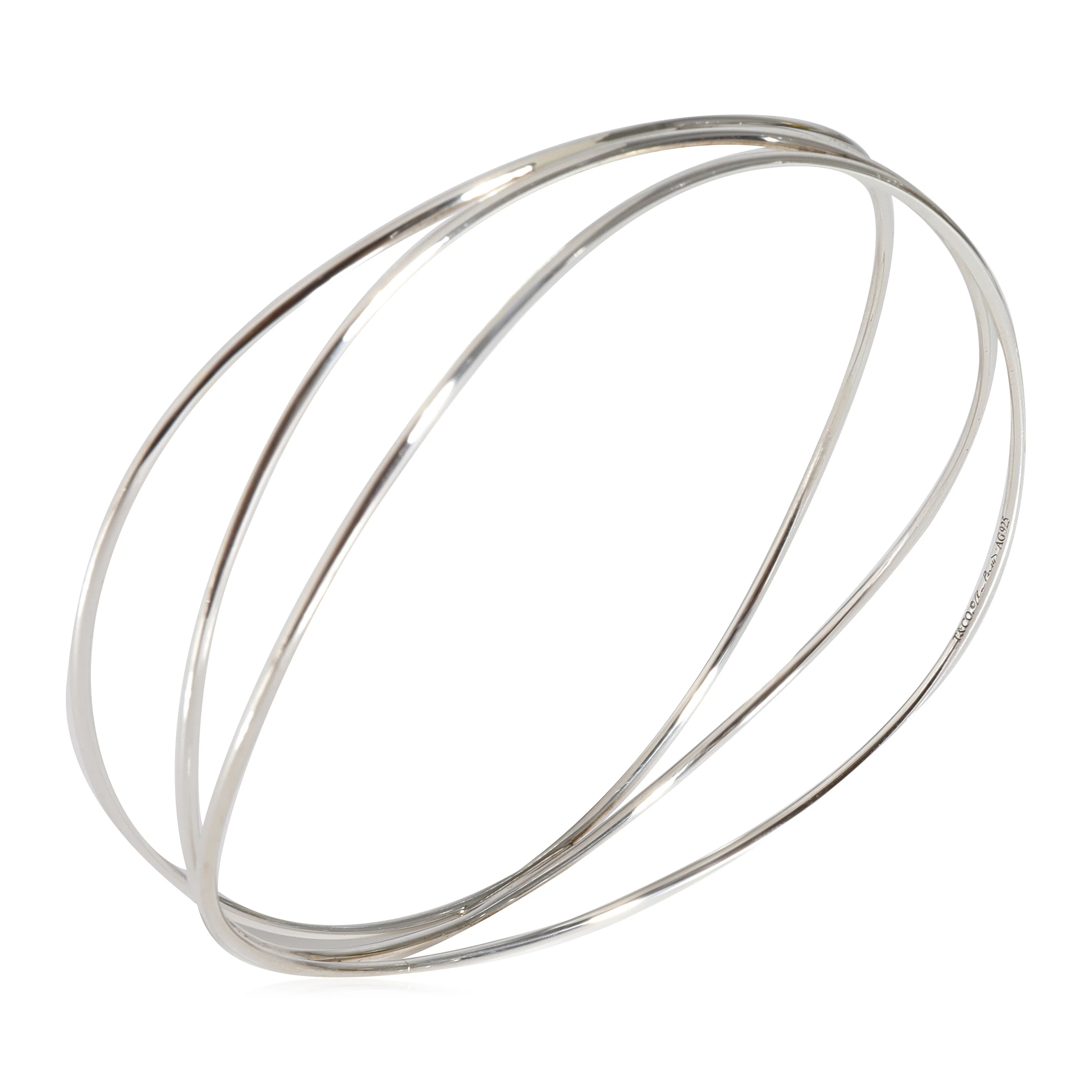 Tiffany & Co. Elsa Peretti 3 Row Wave Bracelet in 925 Sterling Silver - Image 3
