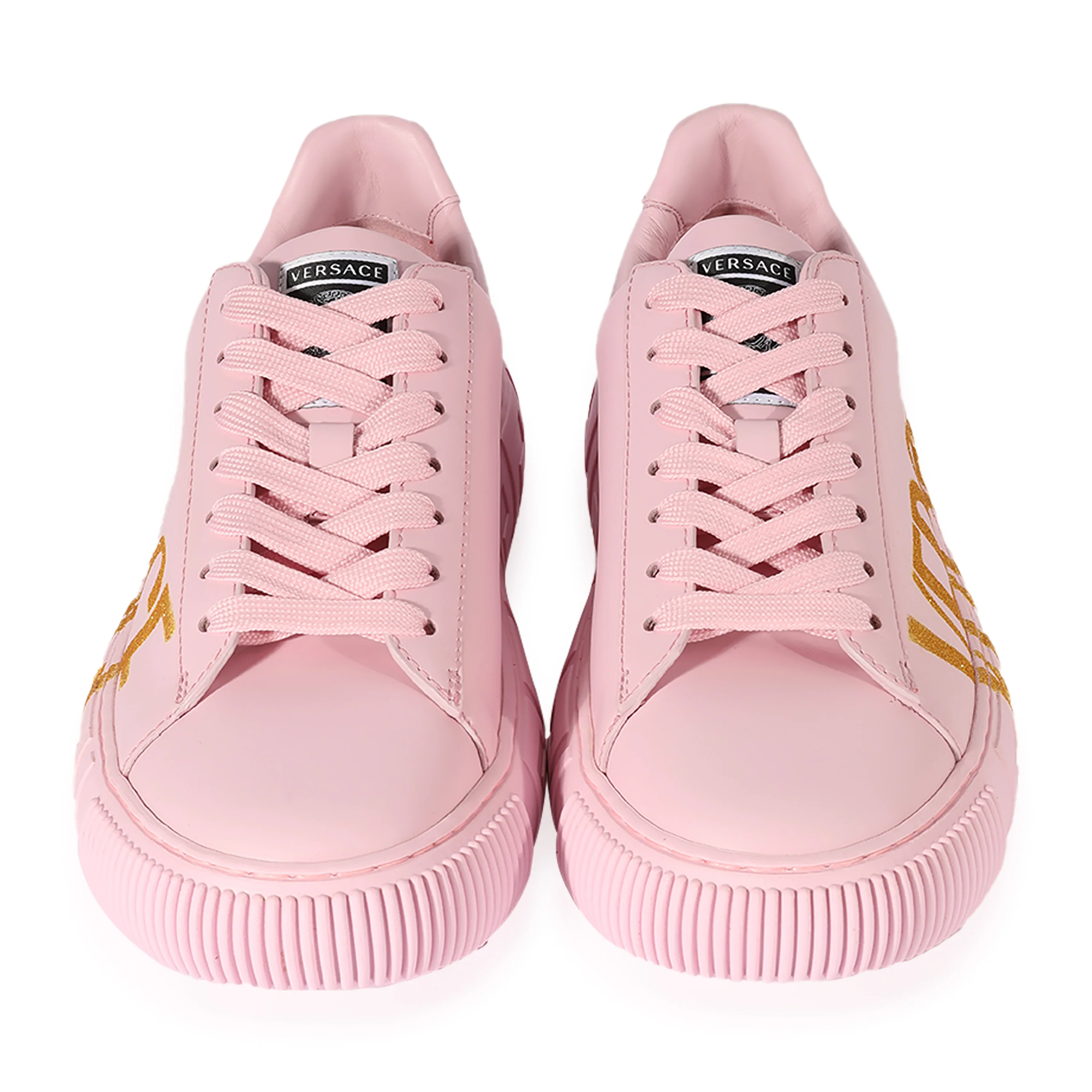 Versace Wmns Greca Low Logo - Pink Gold - Image 2