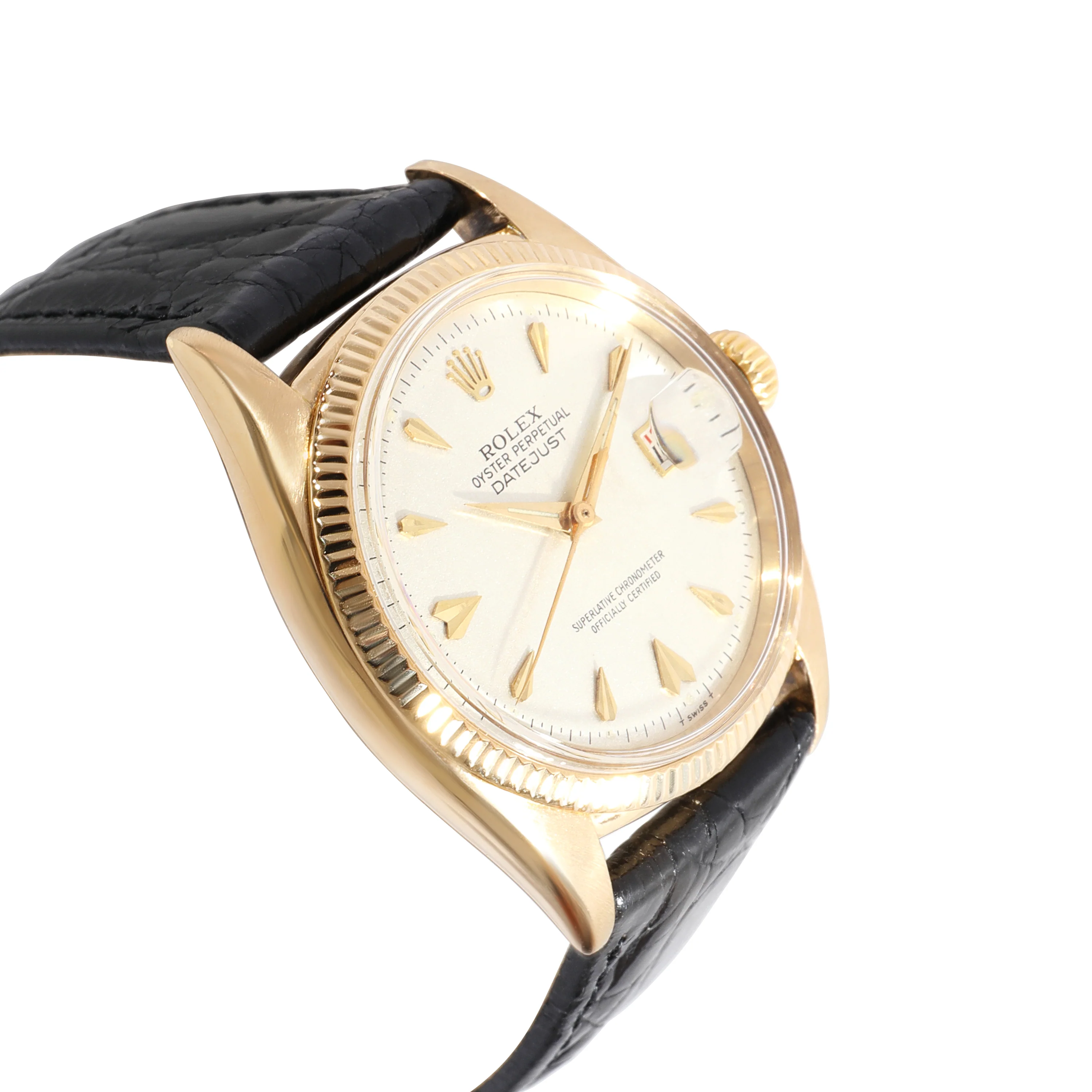 Rolex Datejust 6605 Mens Watch in Yellow Gold - Image 2