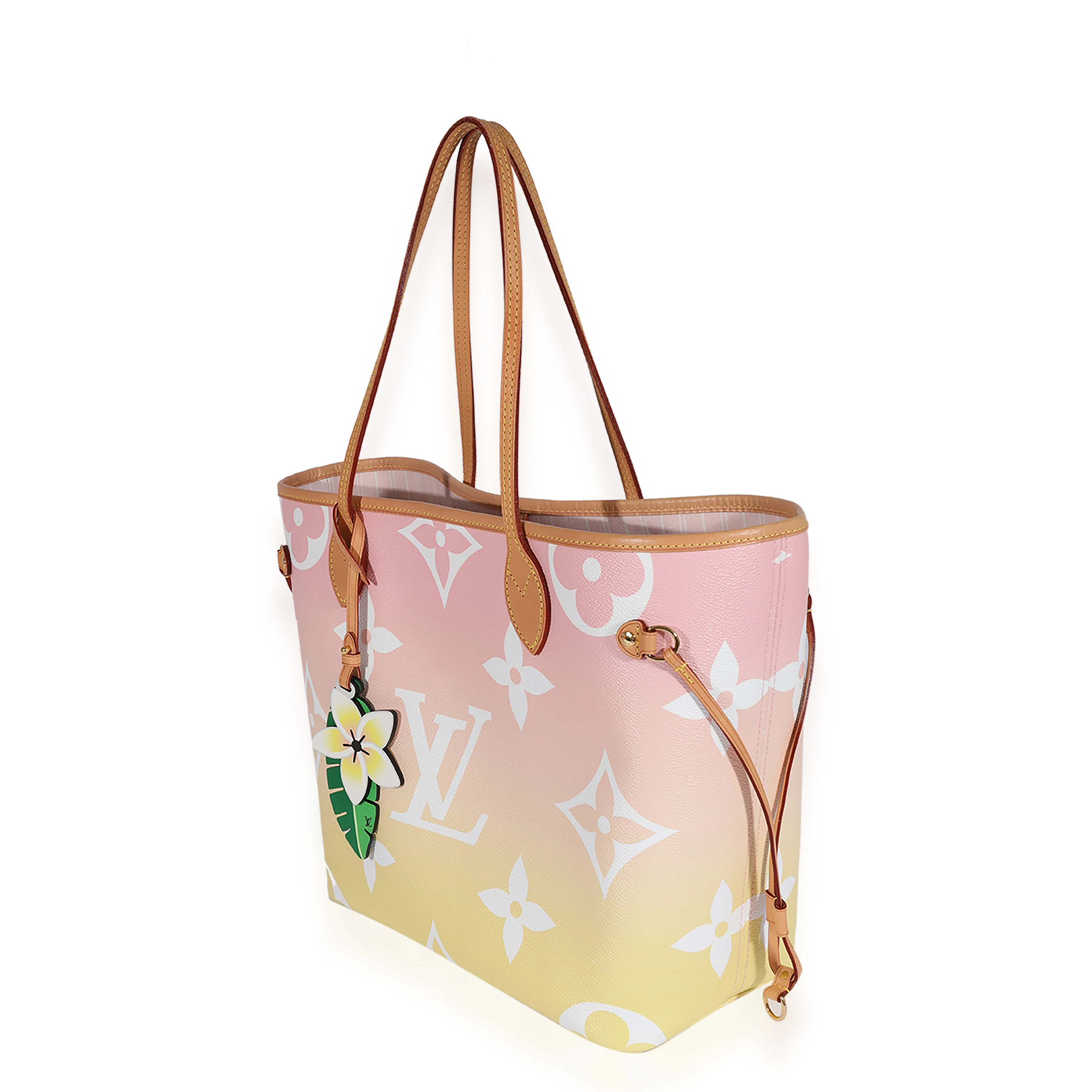 Louis Vuitton Pink & Yellow Monogram Giant By The Pool Neverfull MM - Image 2