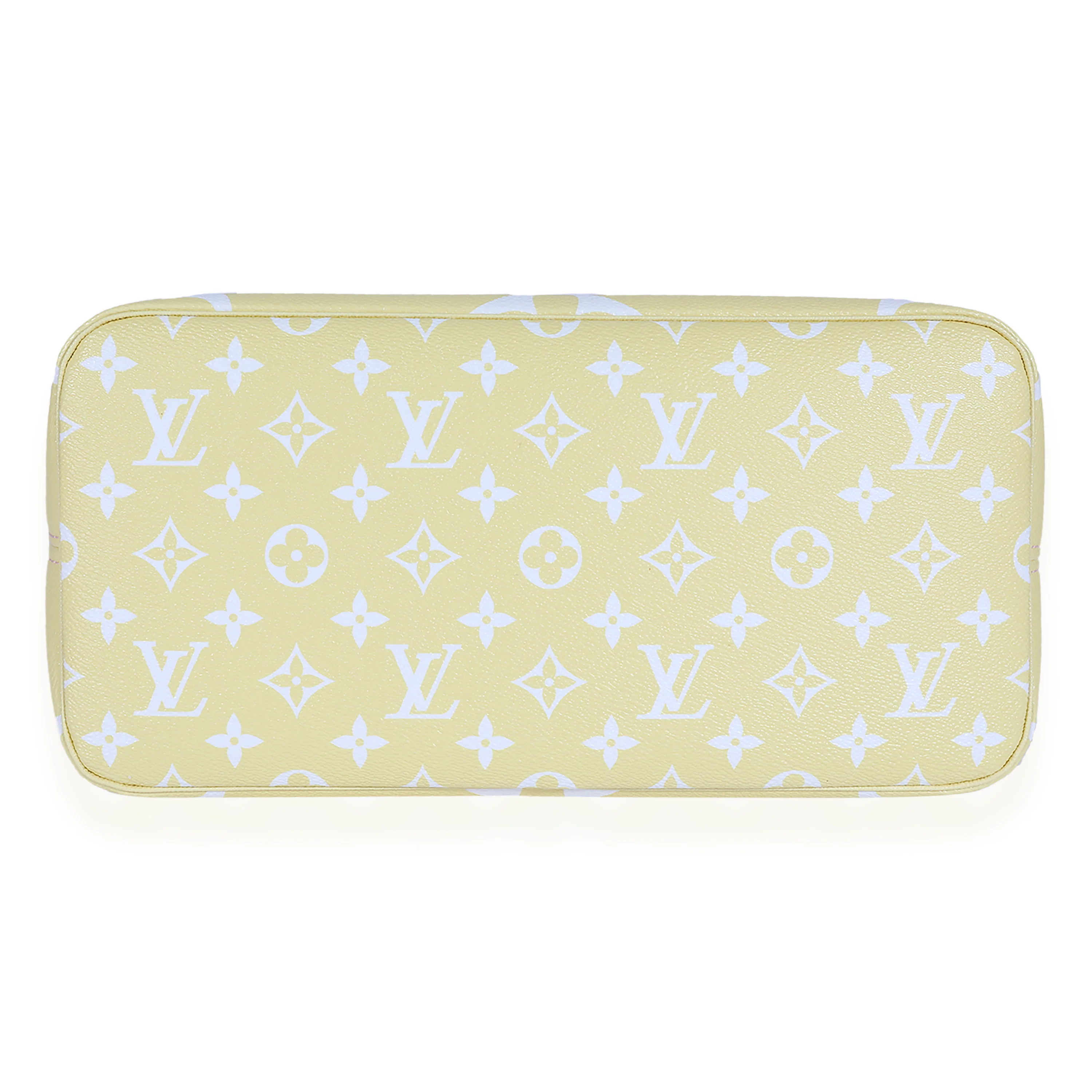 Louis Vuitton Pink & Yellow Monogram Giant By The Pool Neverfull MM - Image 5