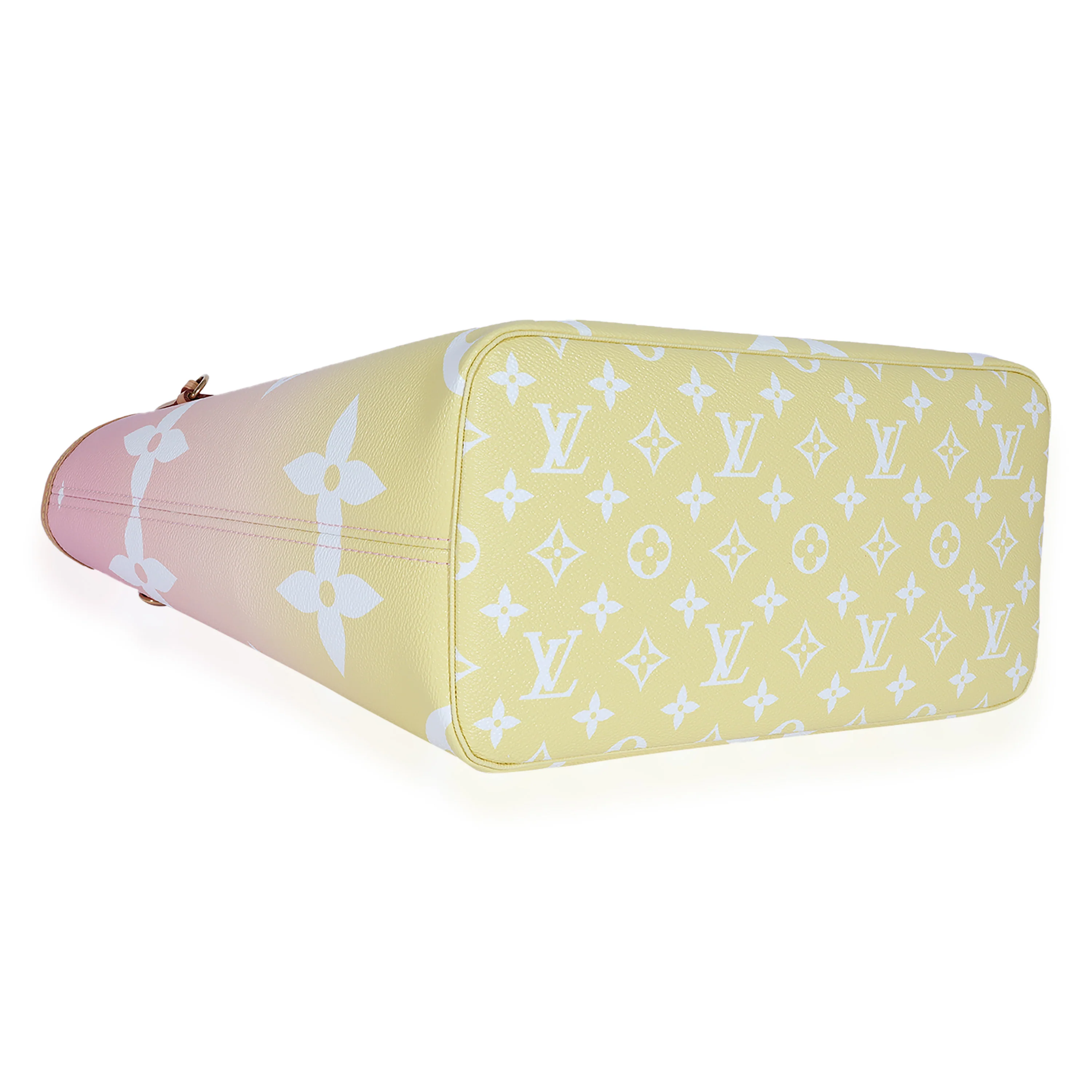 Louis Vuitton Pink & Yellow Monogram Giant By The Pool Neverfull MM - Image 6