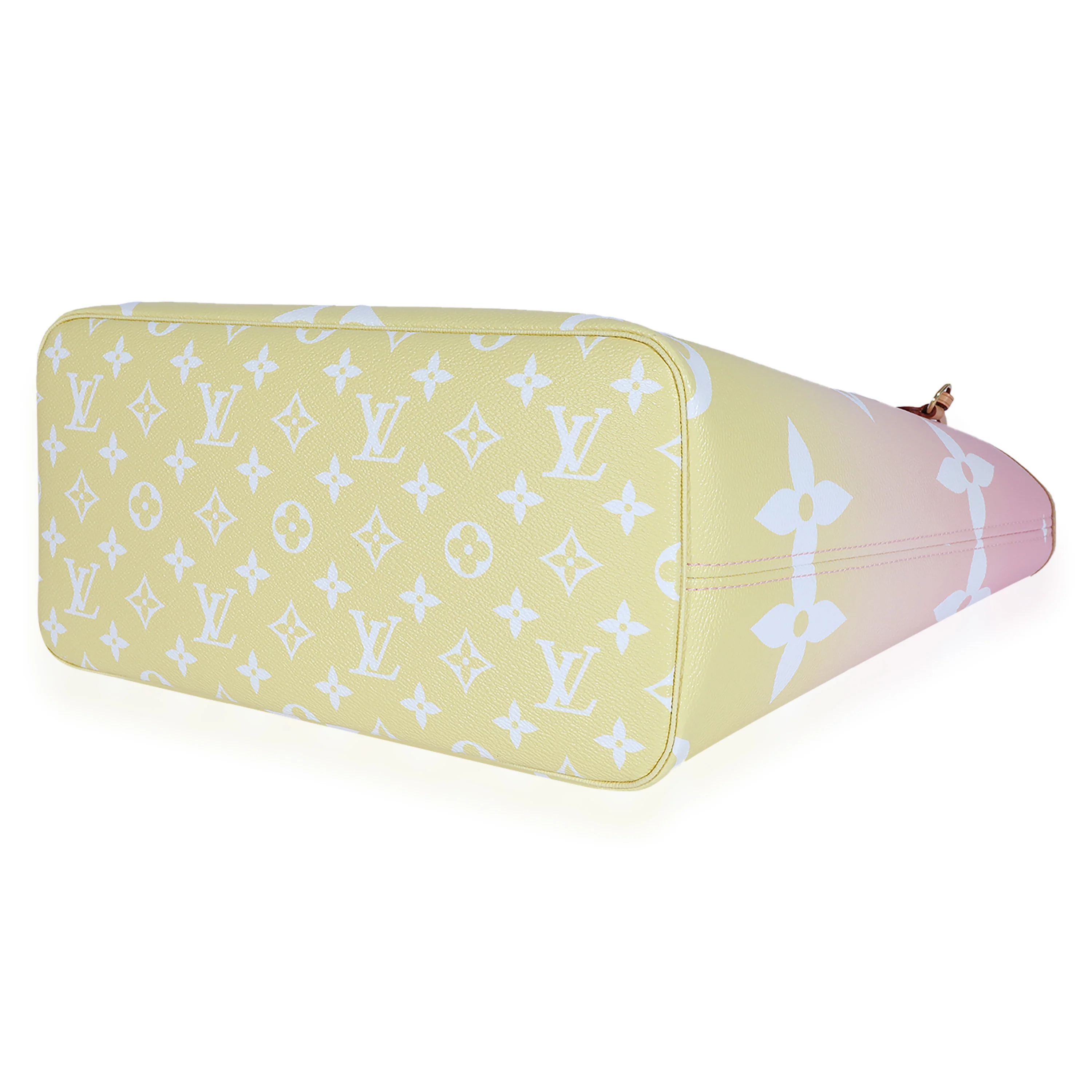 Louis Vuitton Pink & Yellow Monogram Giant By The Pool Neverfull MM - Image 7
