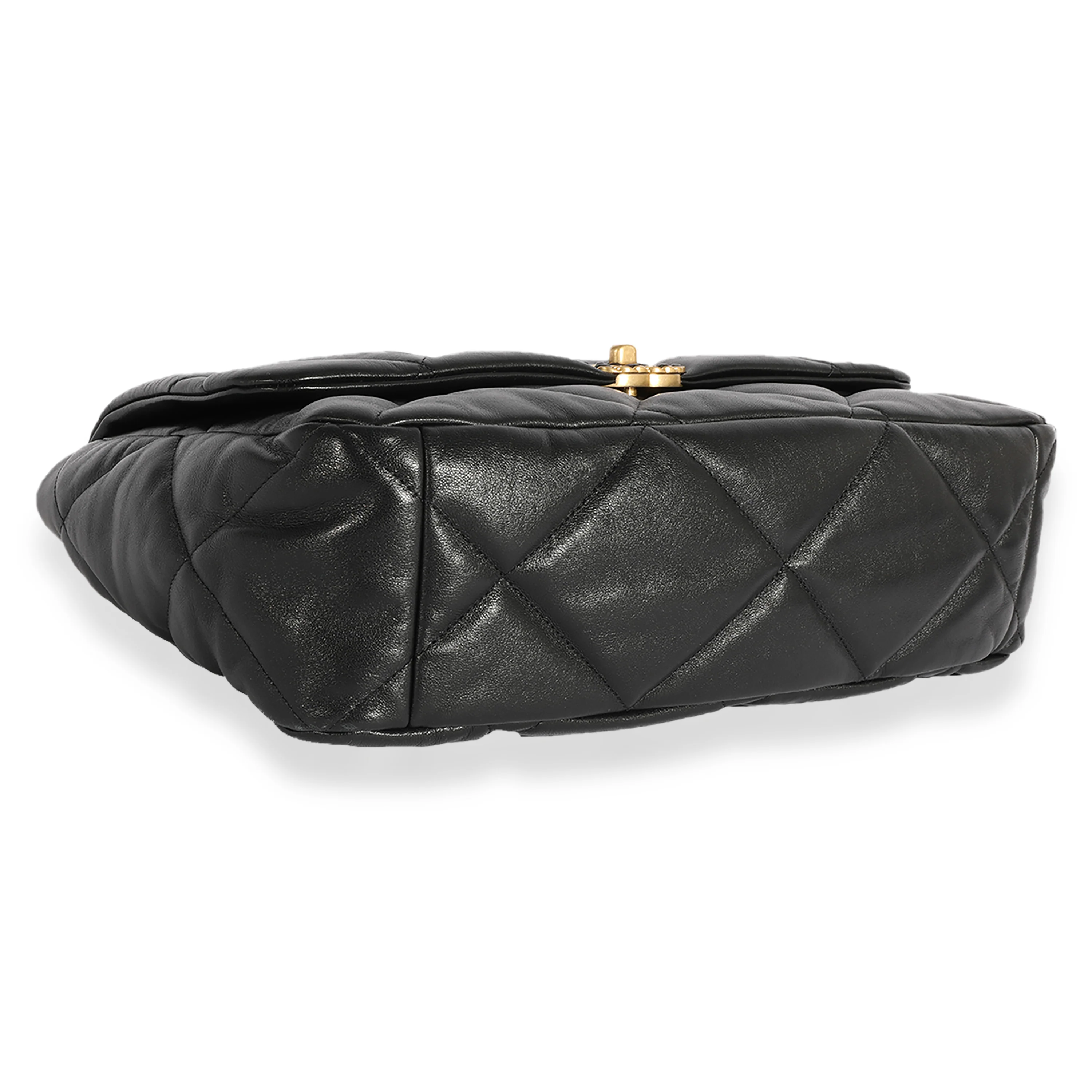 Chanel Black Quilted Lambskin Large Chanel 19 Flap Bag - Image 6