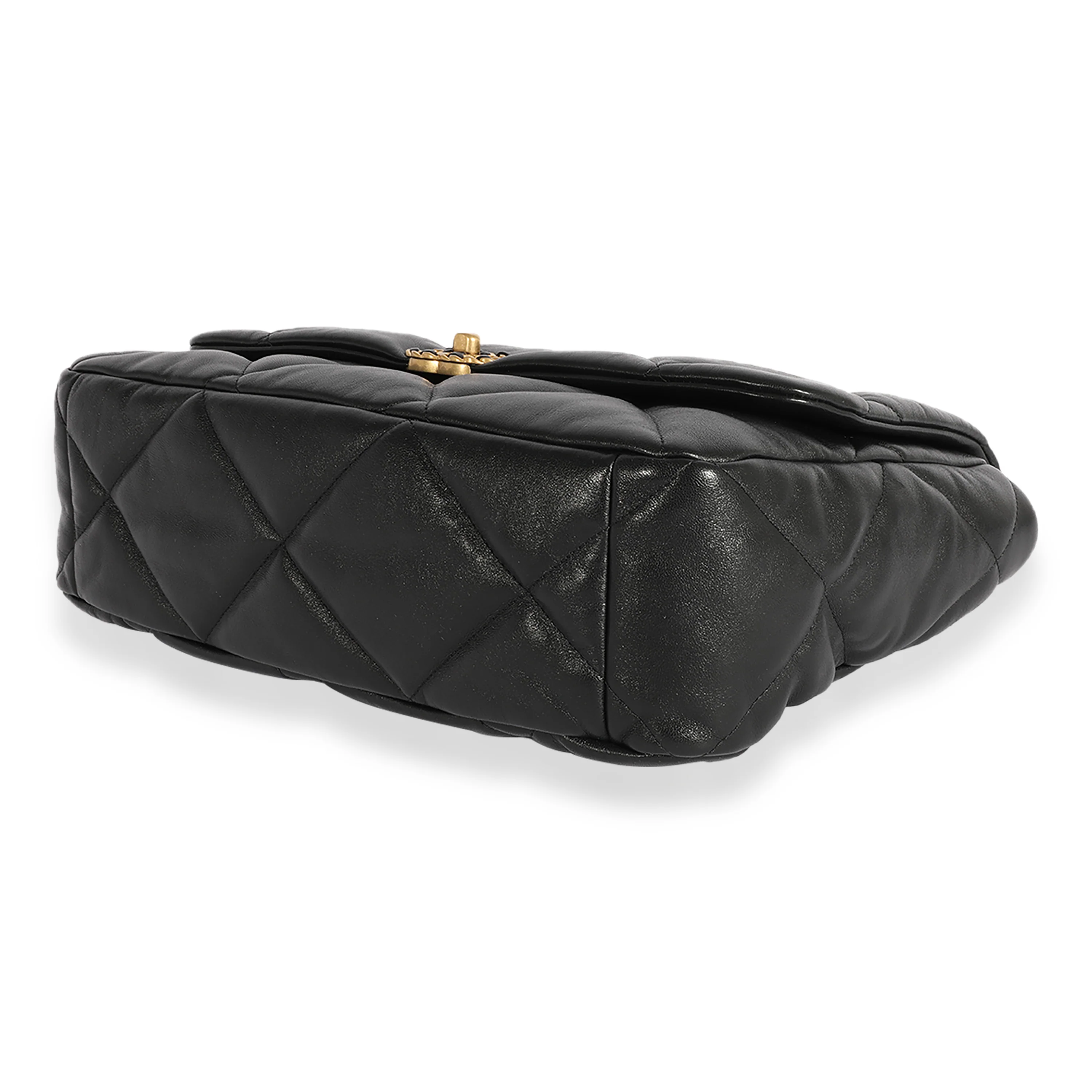 Chanel Black Quilted Lambskin Large Chanel 19 Flap Bag - Image 7
