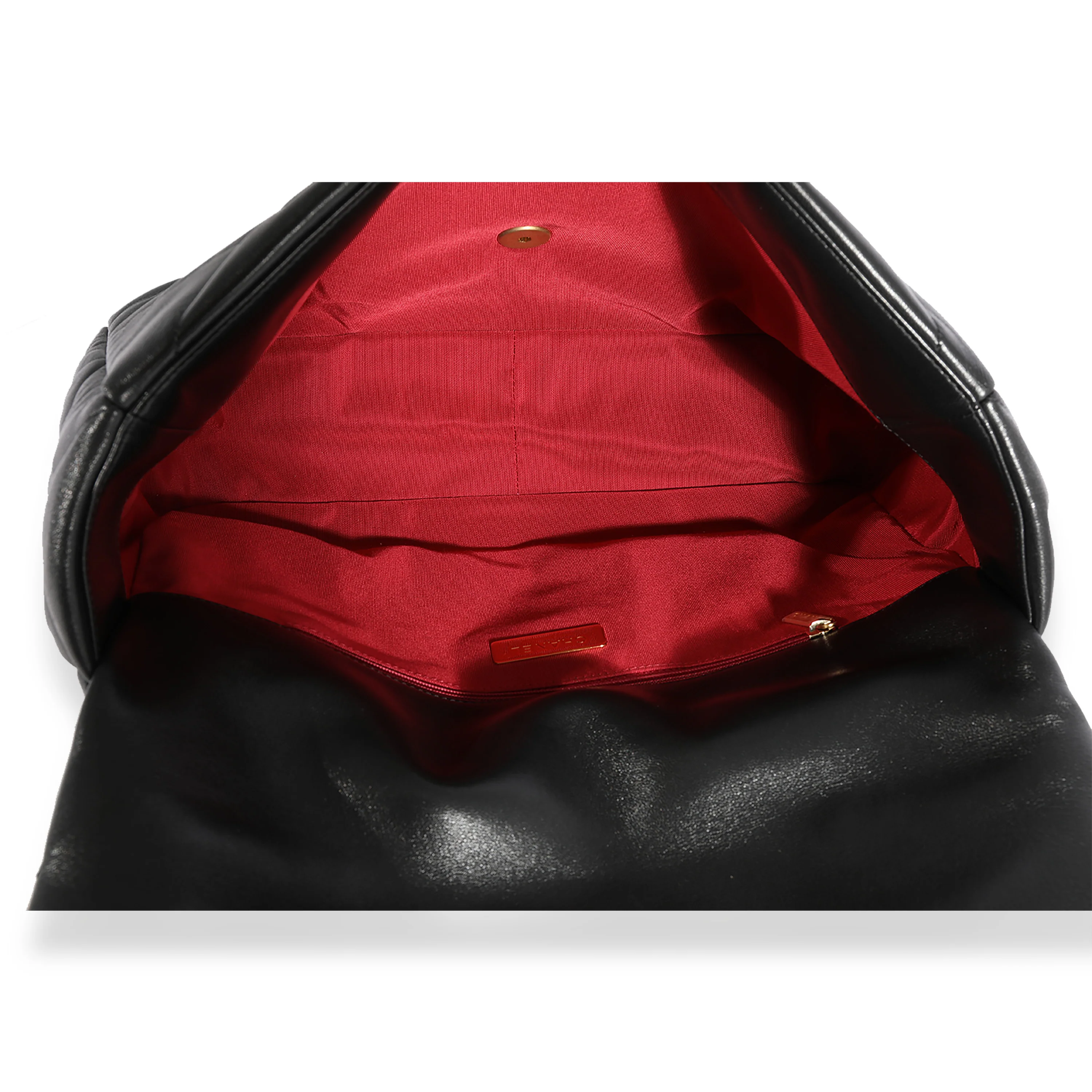 Chanel Black Quilted Lambskin Large Chanel 19 Flap Bag - Image 8