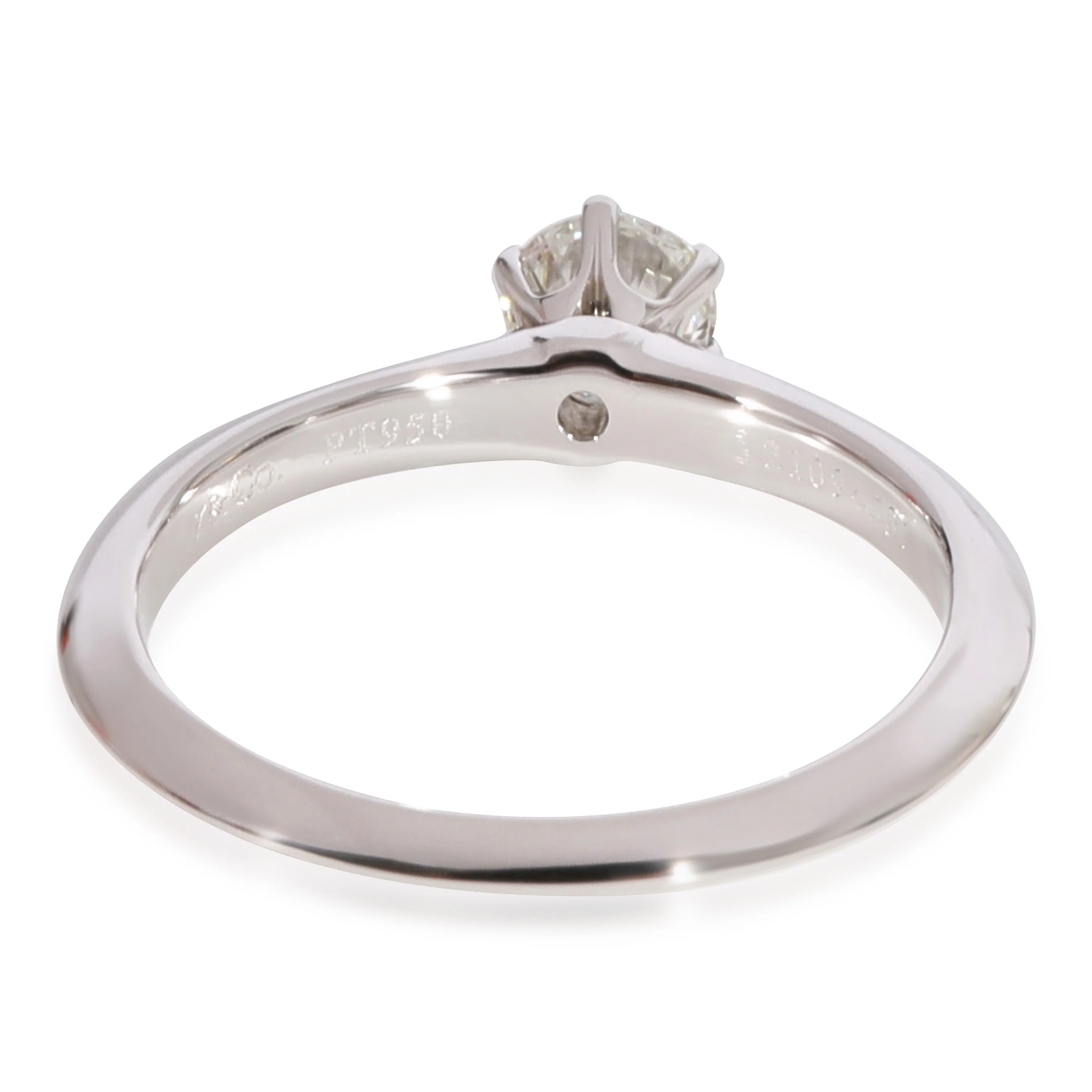 Diamond Solitaire Ring in 950 Platinum I VVS1 0.31 CTW - Image 3