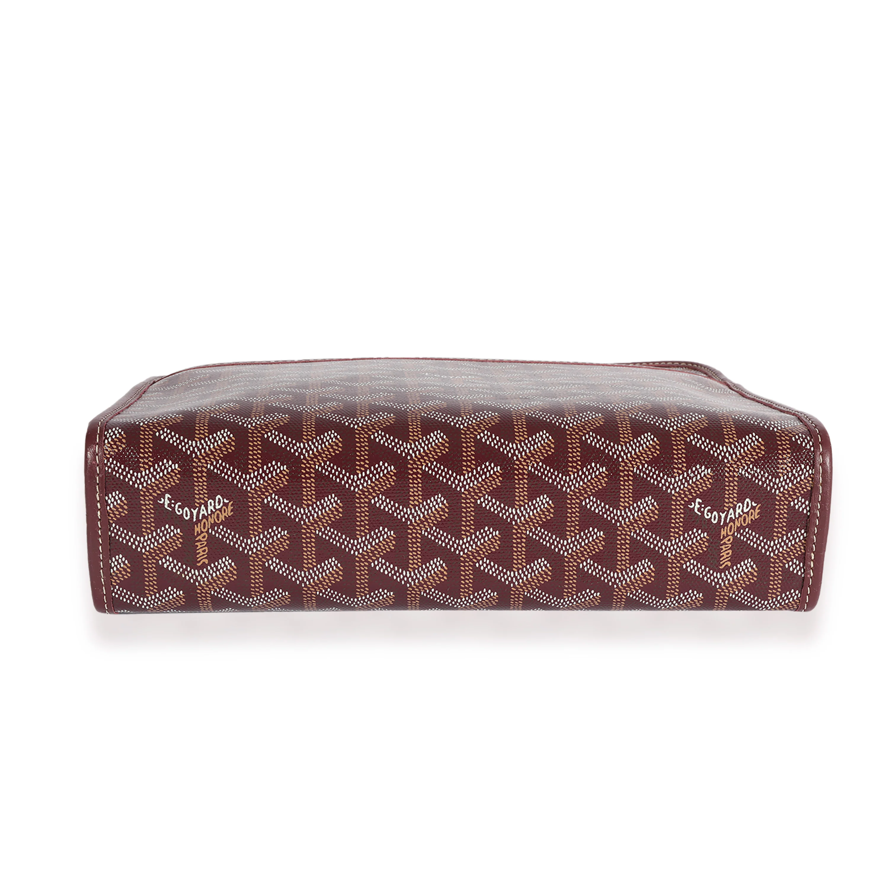 Goyard Purple Goyardine Canvas Jouvence Toiletry Bag - Image 4