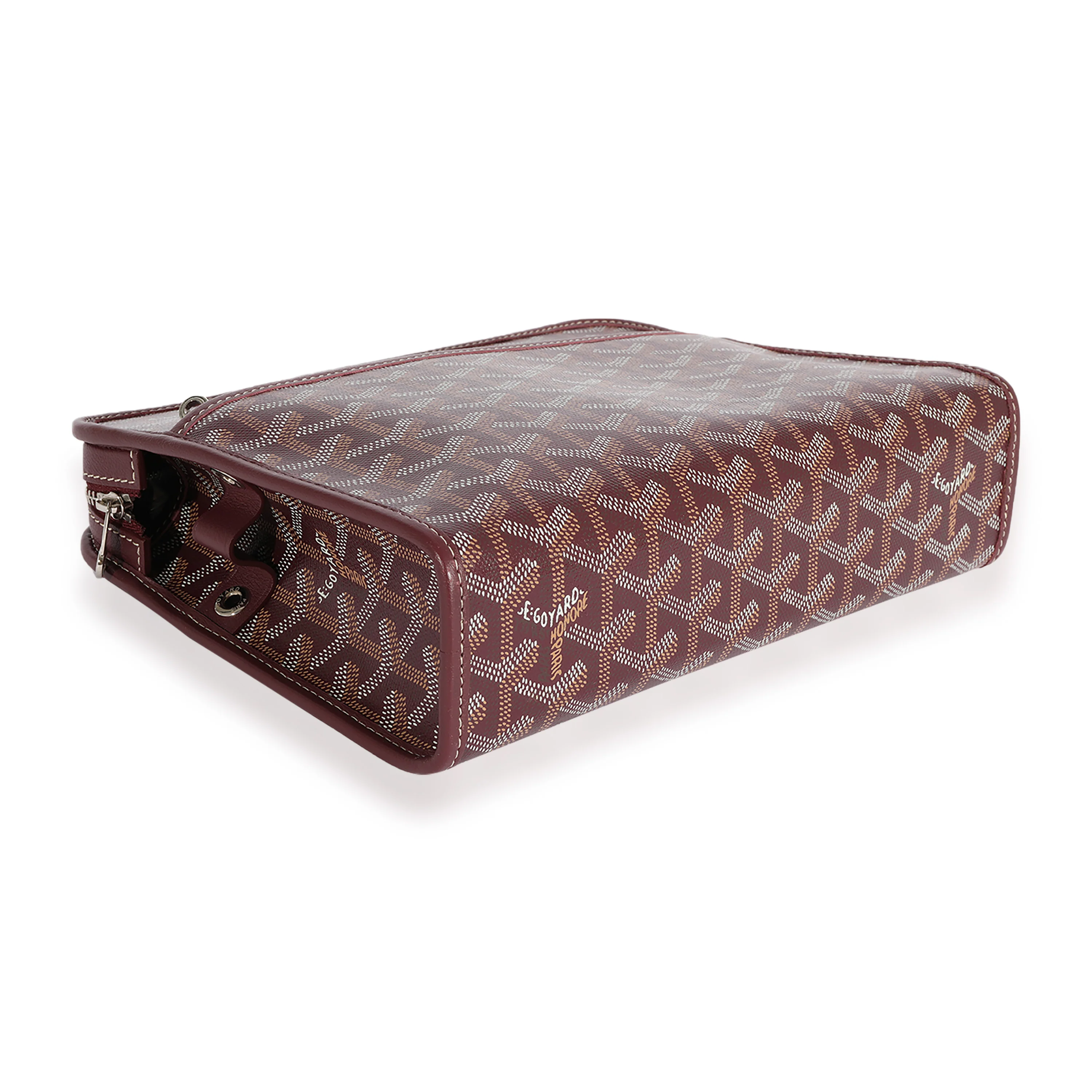 Goyard Purple Goyardine Canvas Jouvence Toiletry Bag - Image 5