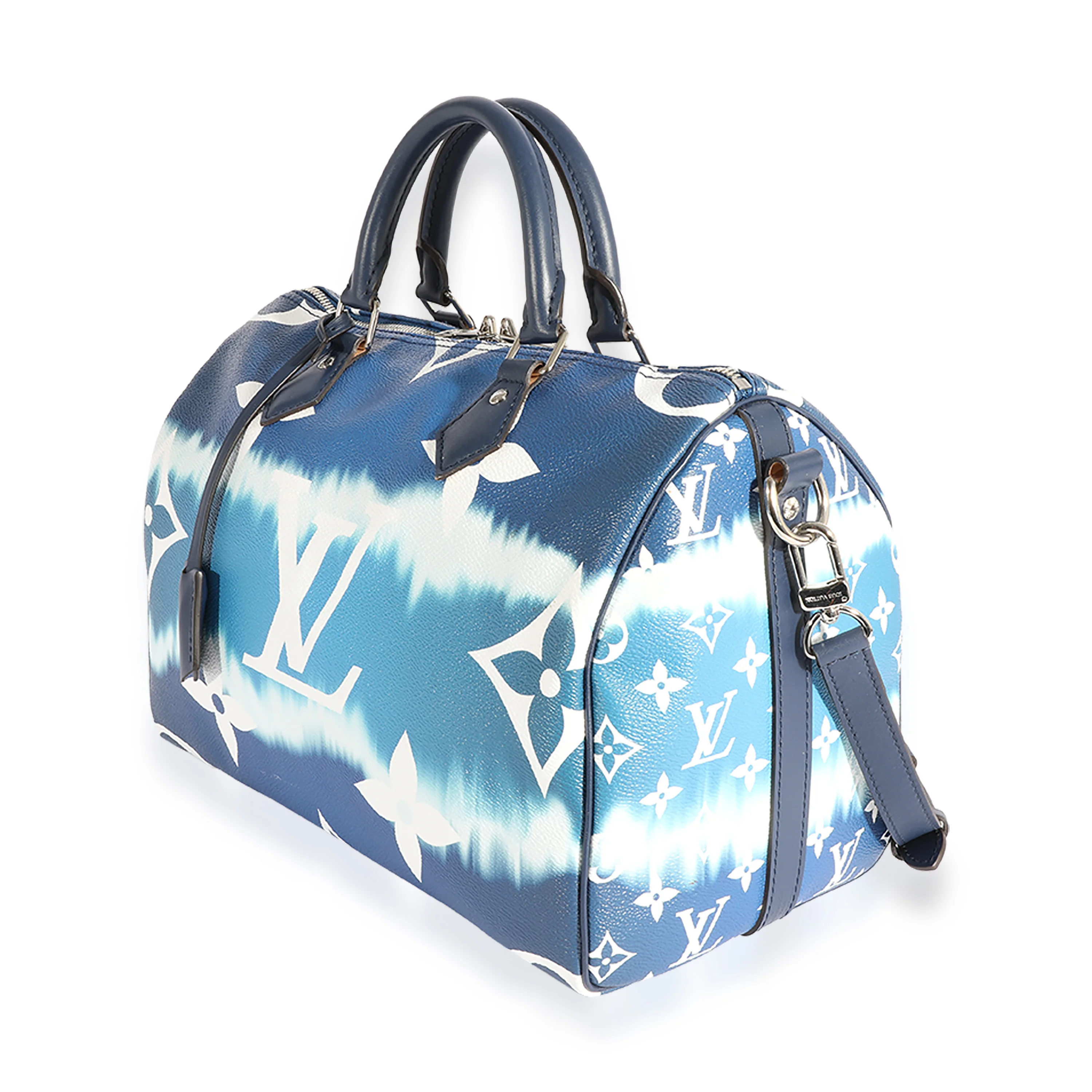 Louis Vuitton Blue LV Escale Speedy Bandoulière 30 - Image 2
