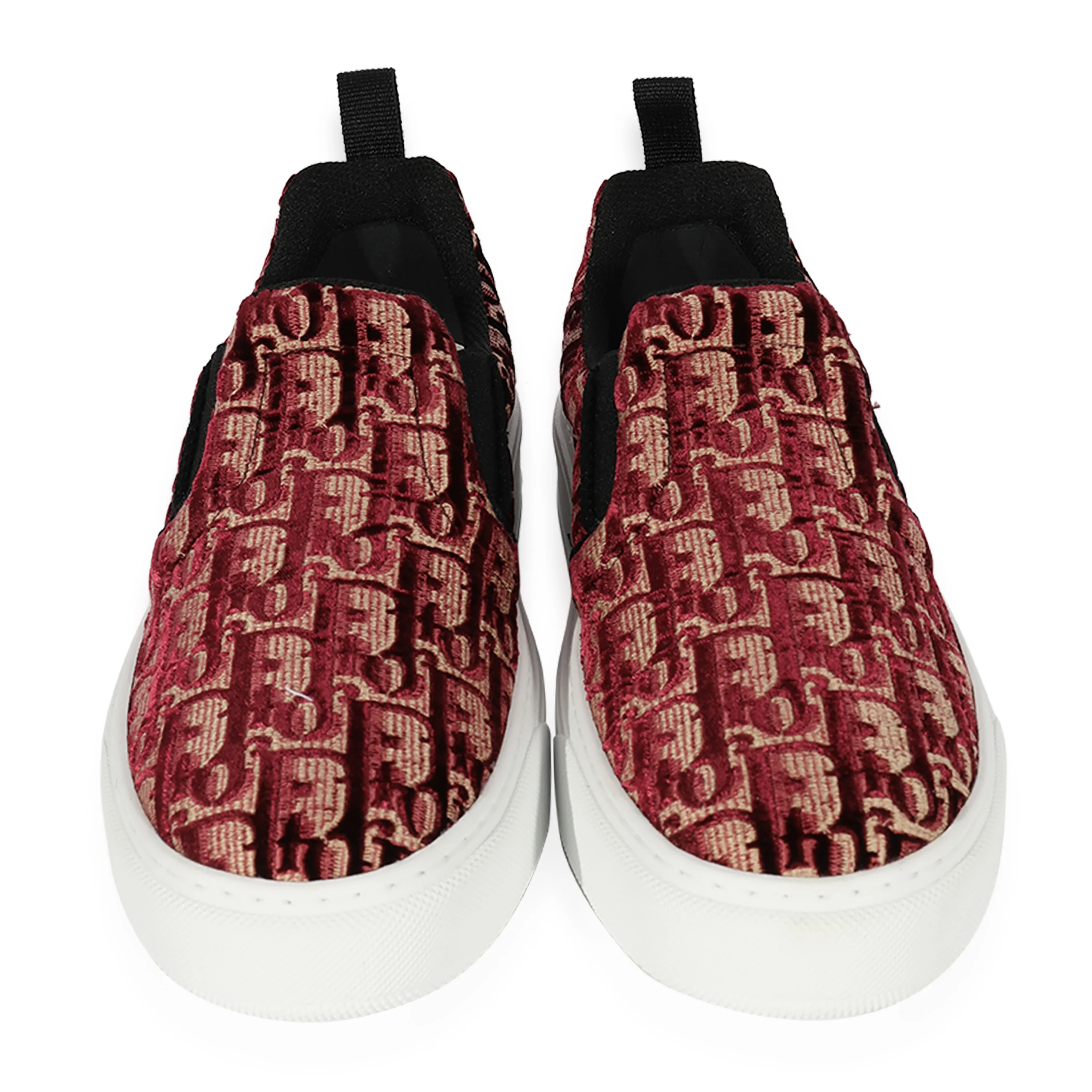 Dior Wmns Solar Slip-On Dior Oblique - Burgundy - Image 2