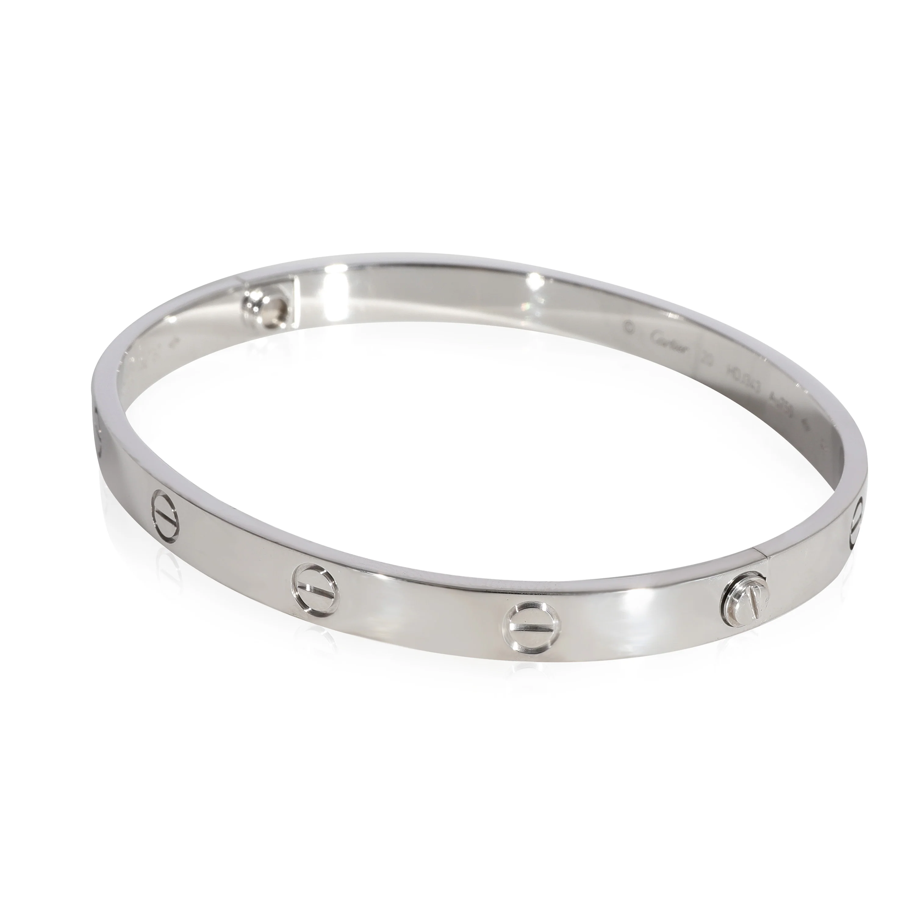 Cartier Love Bracelet in 18k White Gold - Image 2
