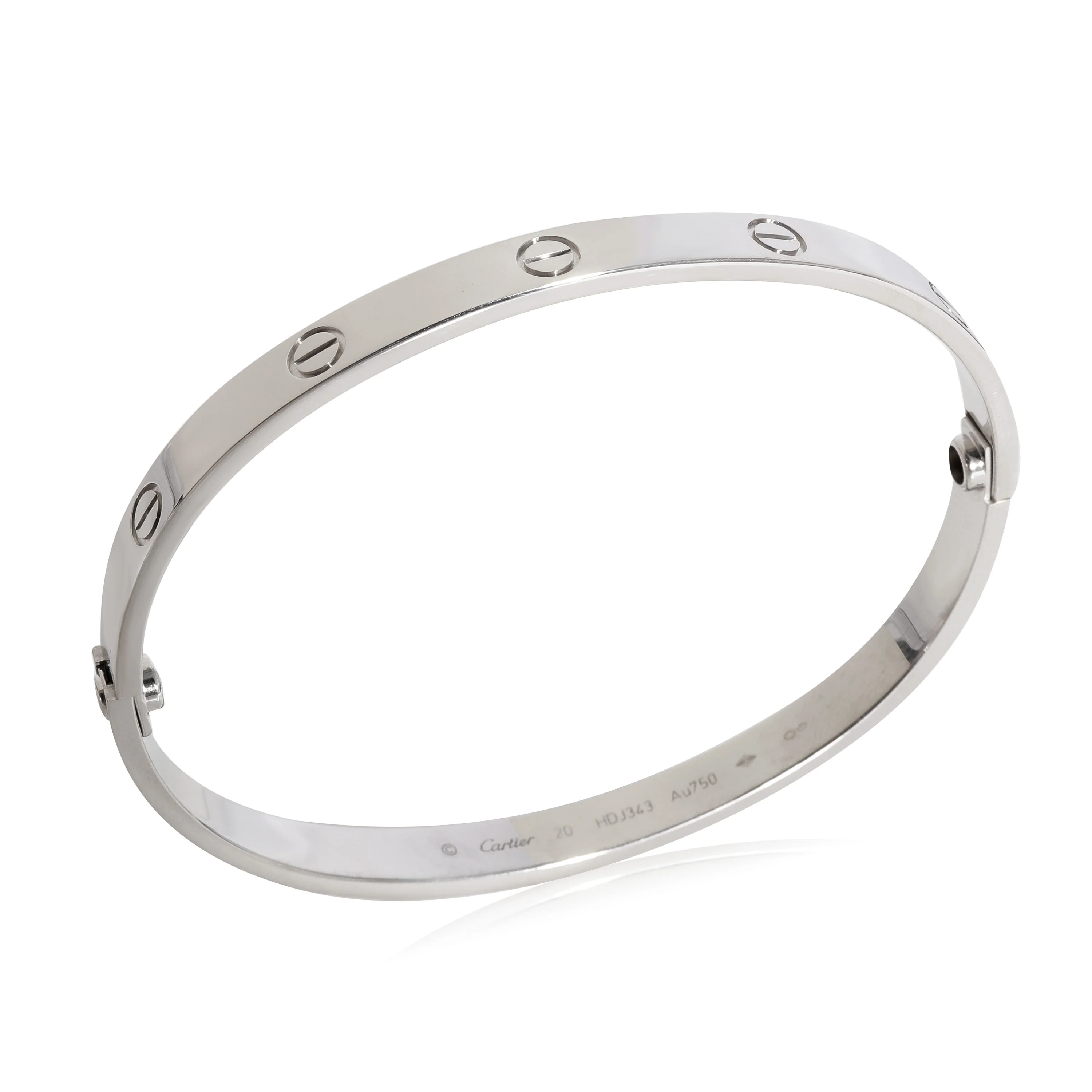 Cartier Love Bracelet in 18k White Gold - Image 6