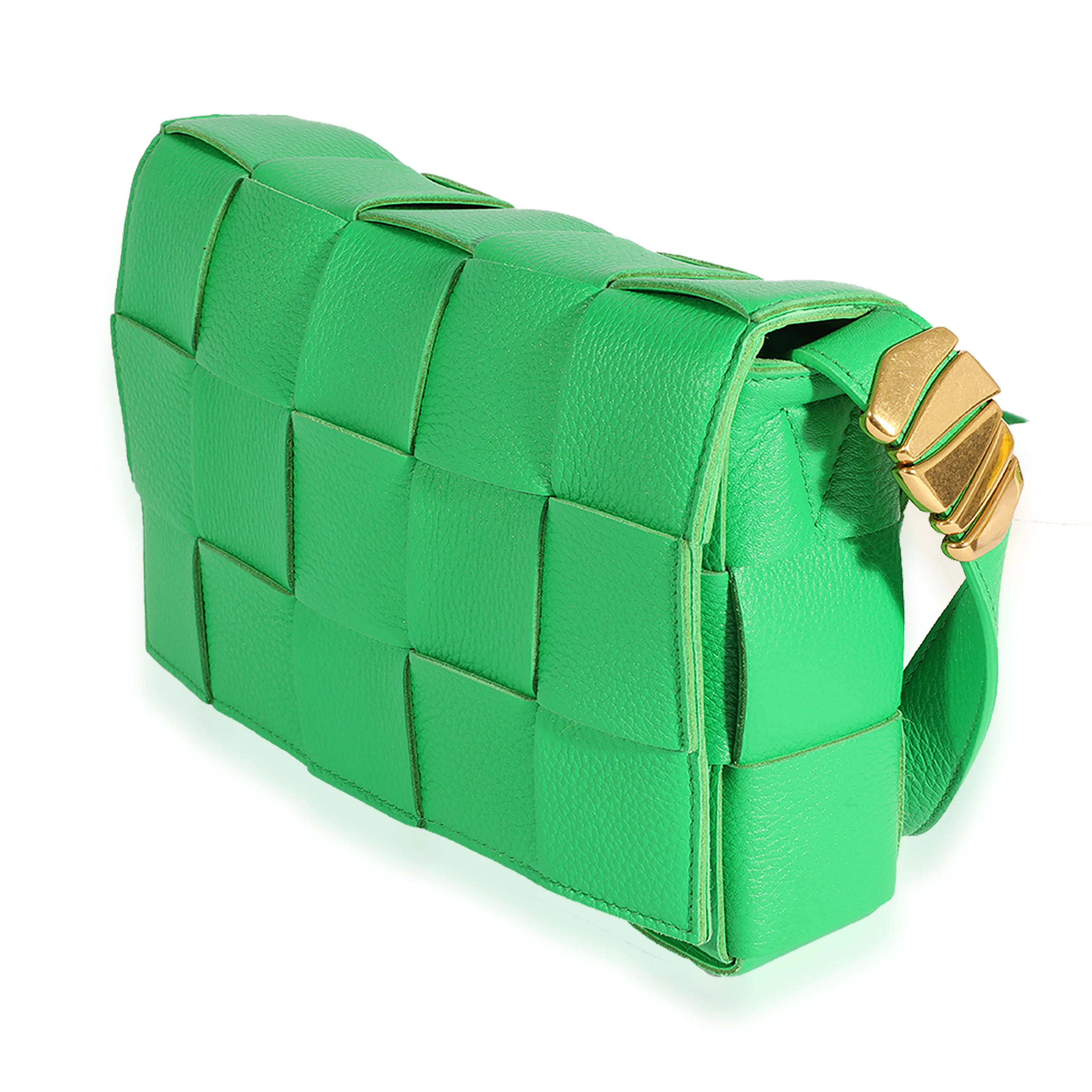 Bottega Veneta Parakeet Intrecciato Calfskin Cassette Bag - Image 2
