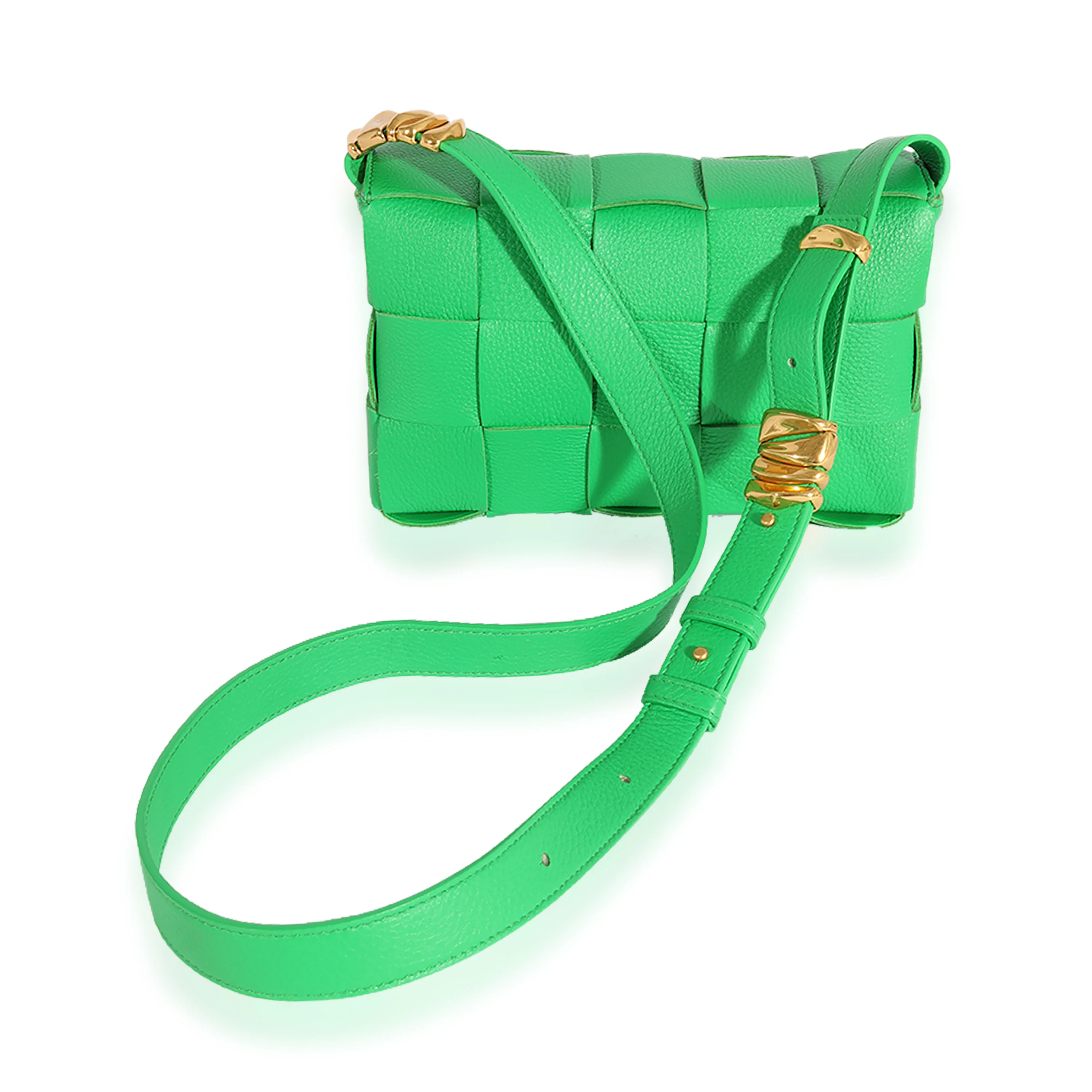 Bottega Veneta Parakeet Intrecciato Calfskin Cassette Bag - Image 3