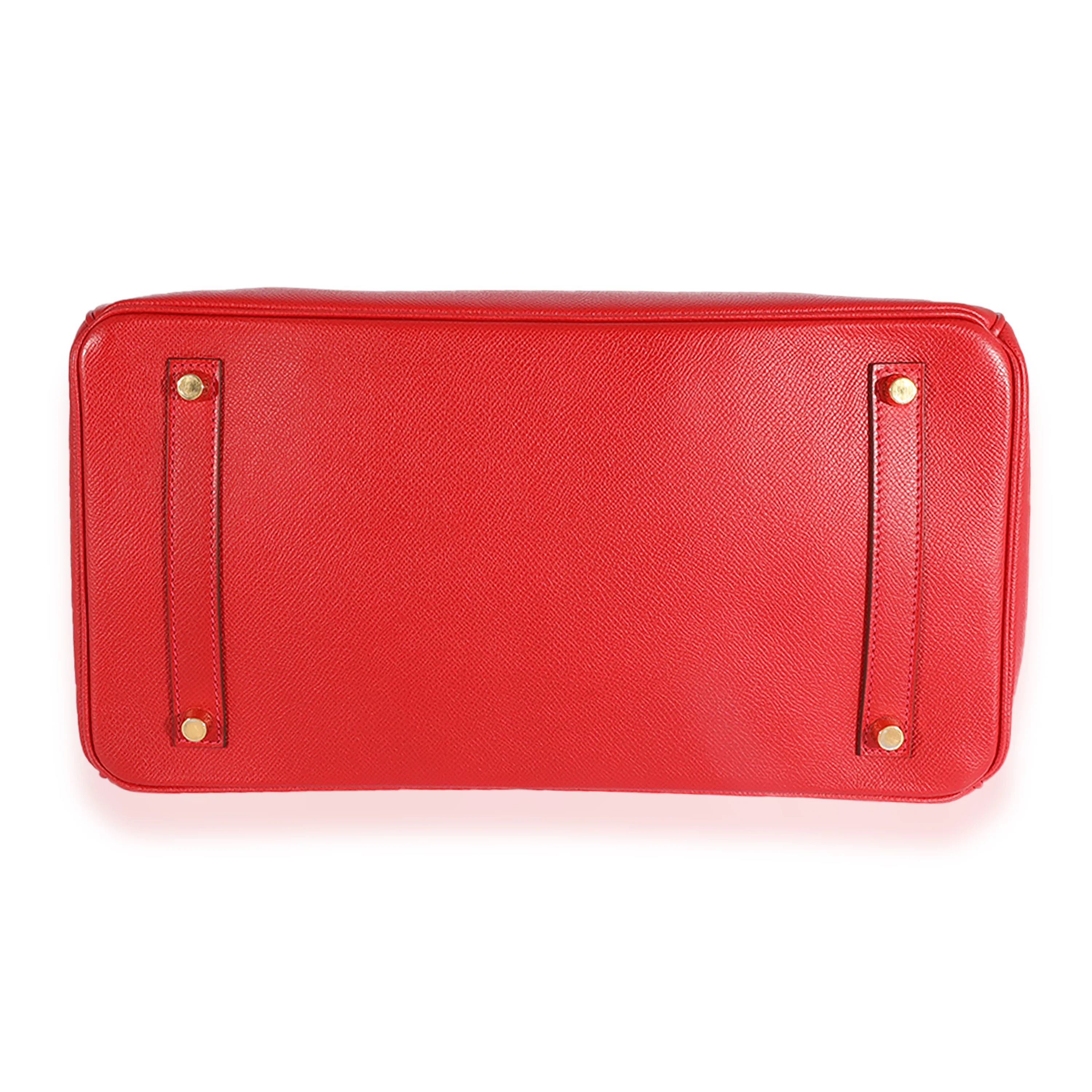 Rouge Casaque Epsom Birkin 35 GHW - Image 5