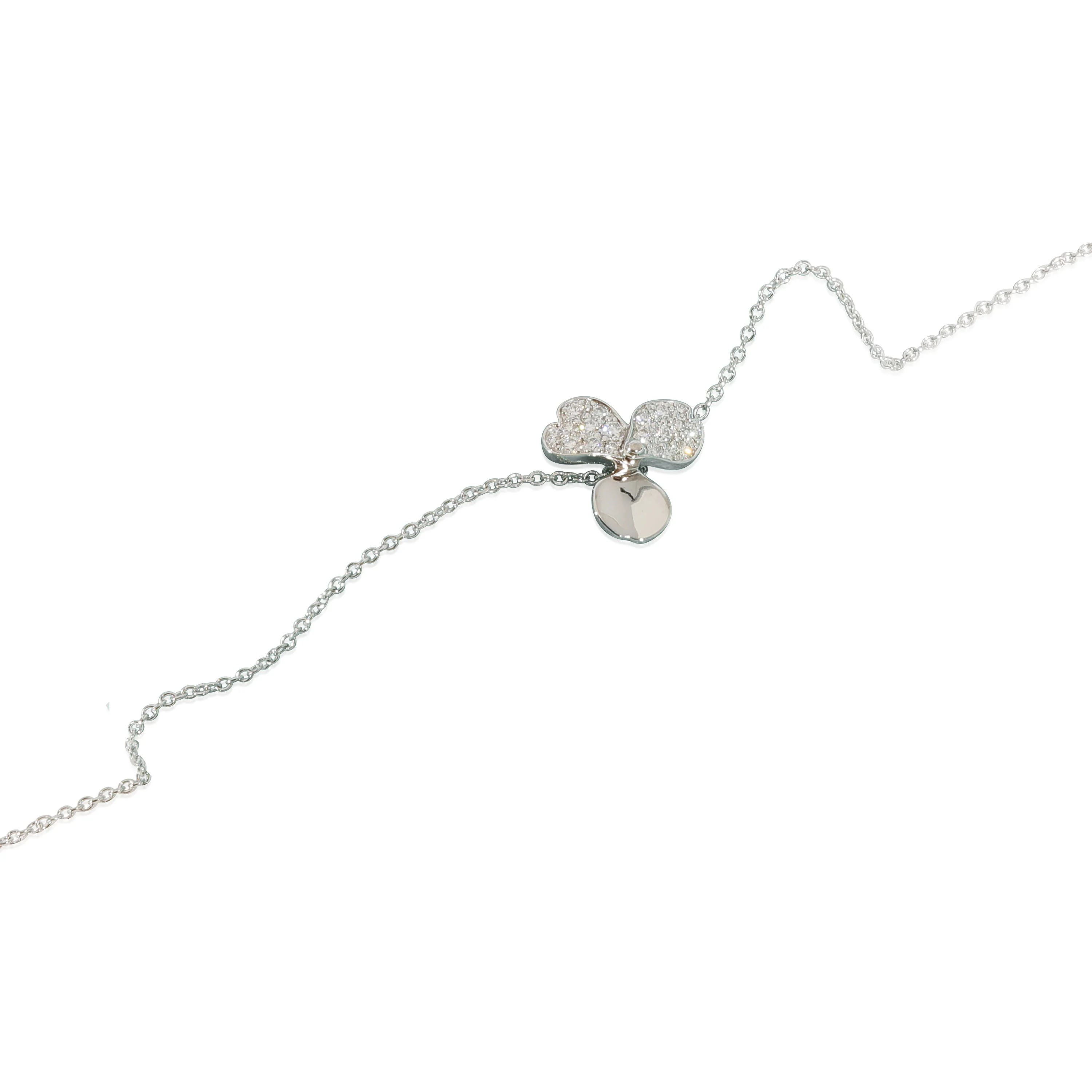 Paper Flowers Diamond Bracelet in 950 Platinum 0.17 CTW - Image 3