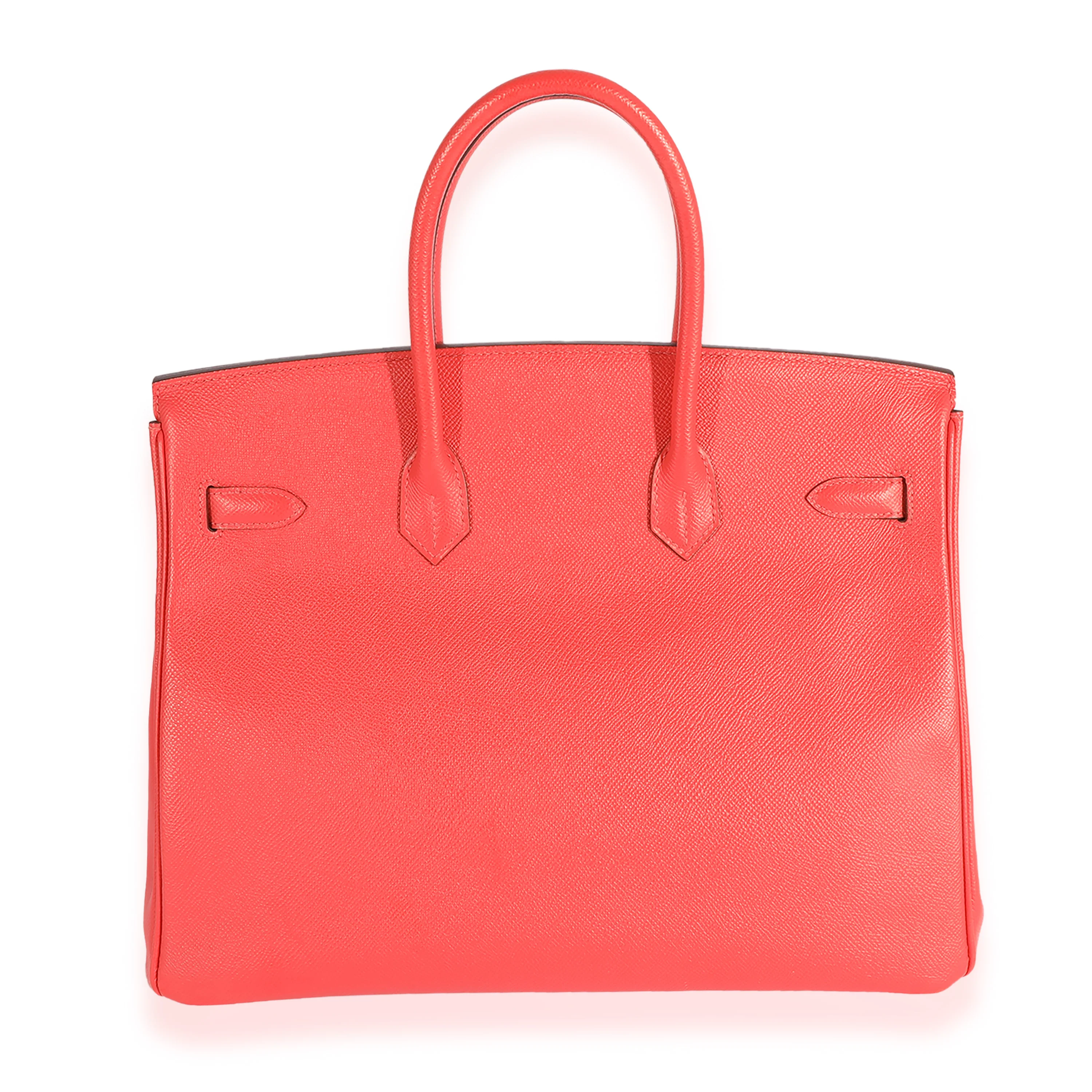 Hermès Rose Jaipur Epsom Birkin 35 PHW - Image 3