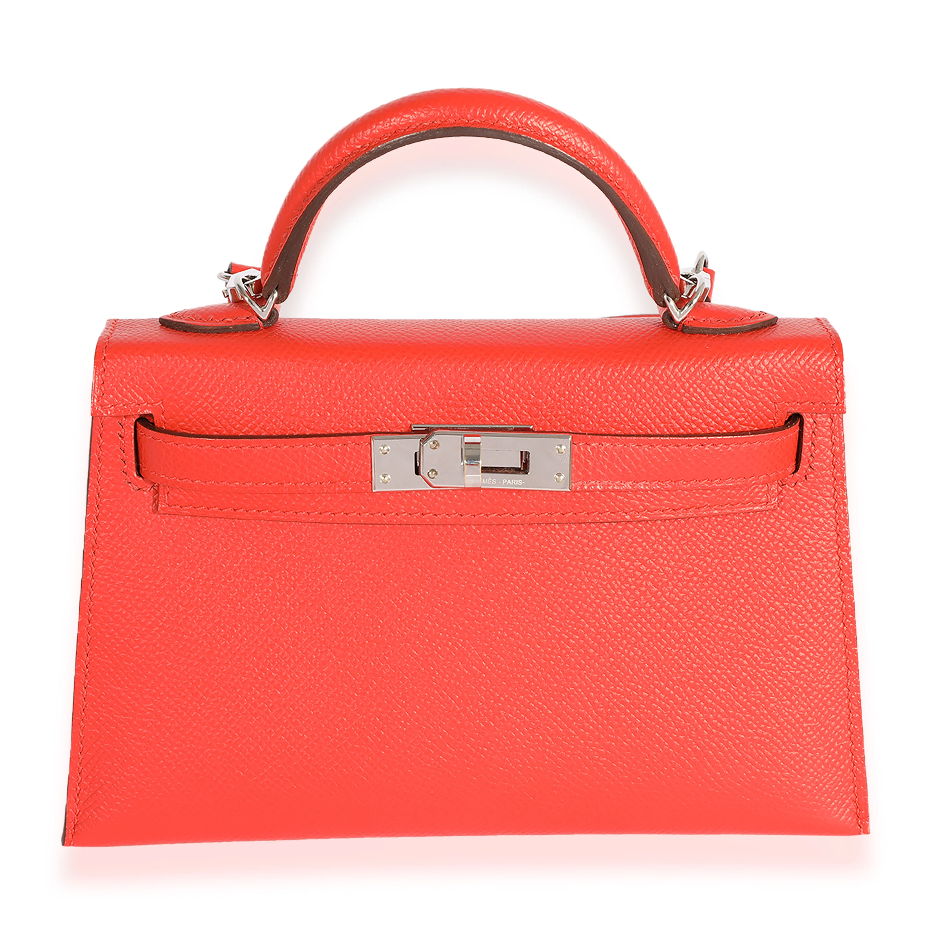 Hermès Capucines Epsom Mini Kelly 20 II PHW