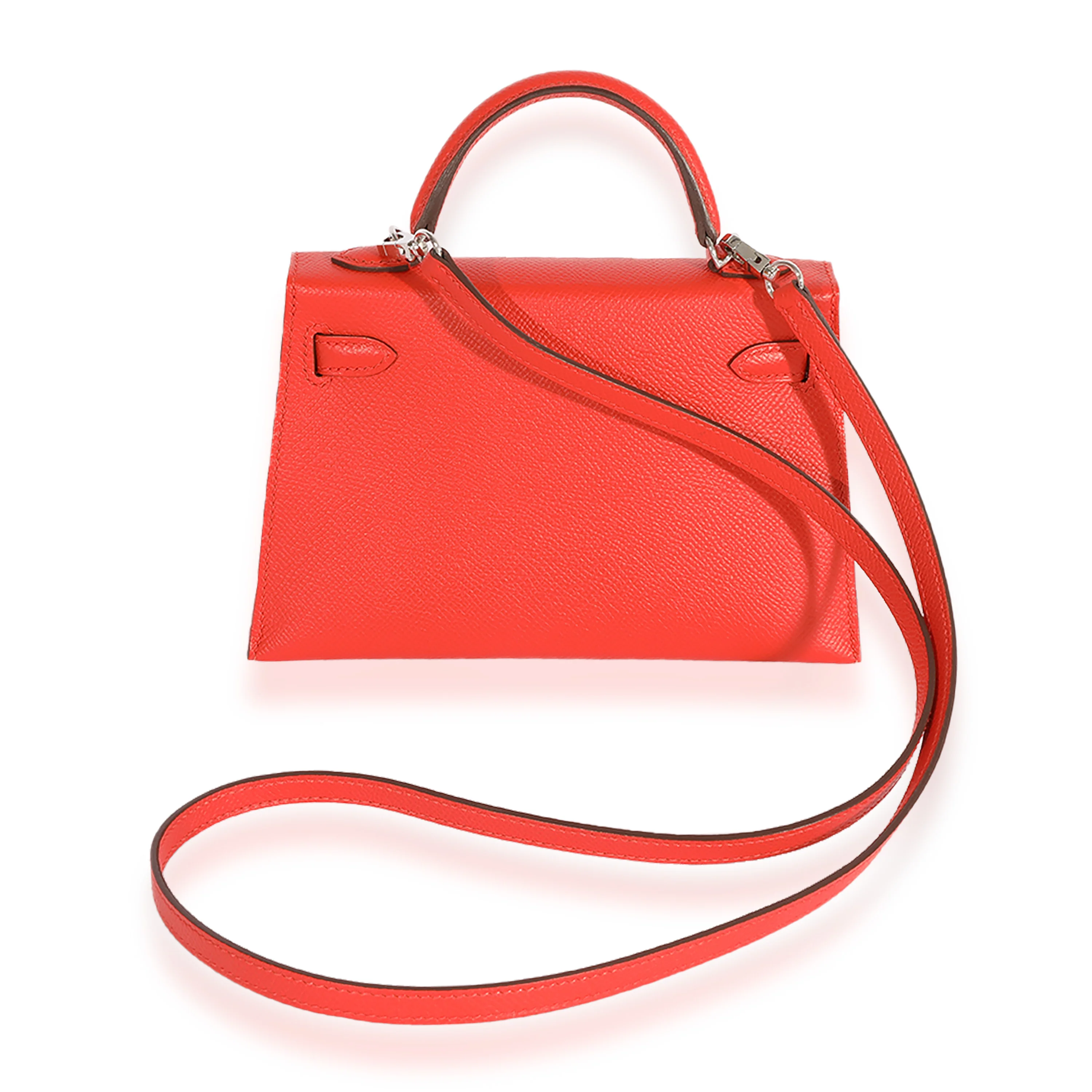 Hermès Capucines Epsom Mini Kelly 20 II PHW - Image 3