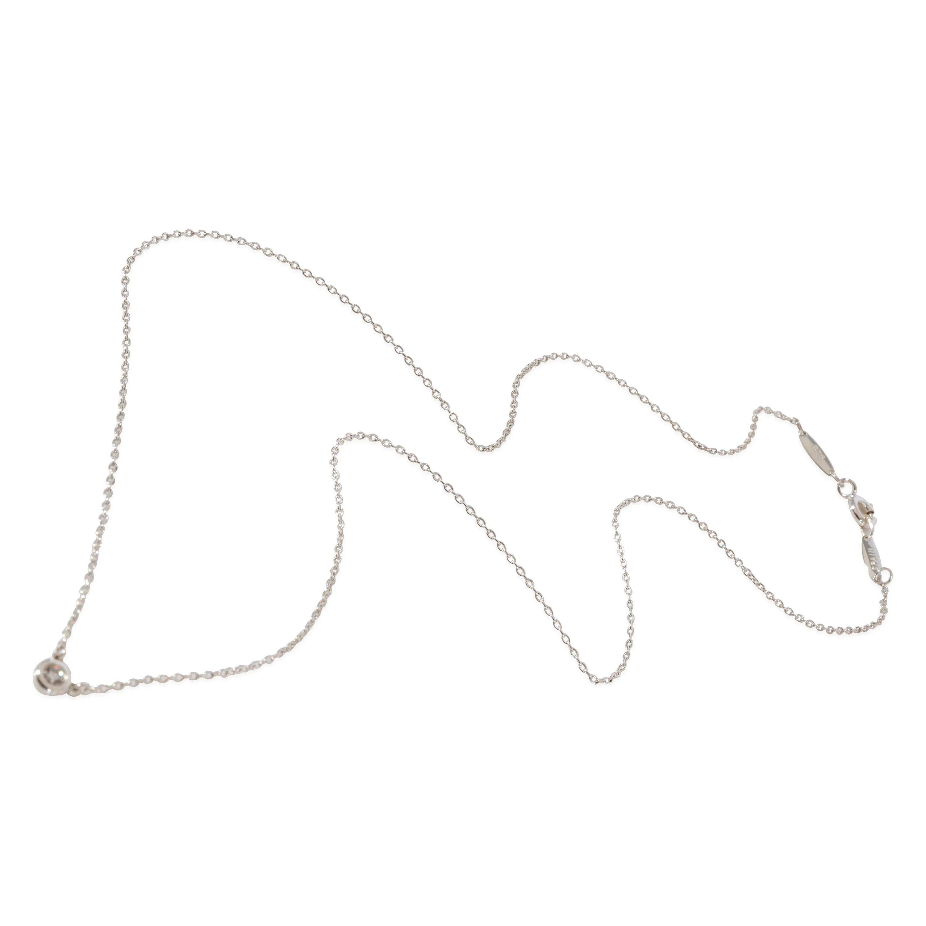 Tiffany & Co. Elsa Peretti Solitaire Pendant in Sterling Silver 0.05 CTW - Image 3