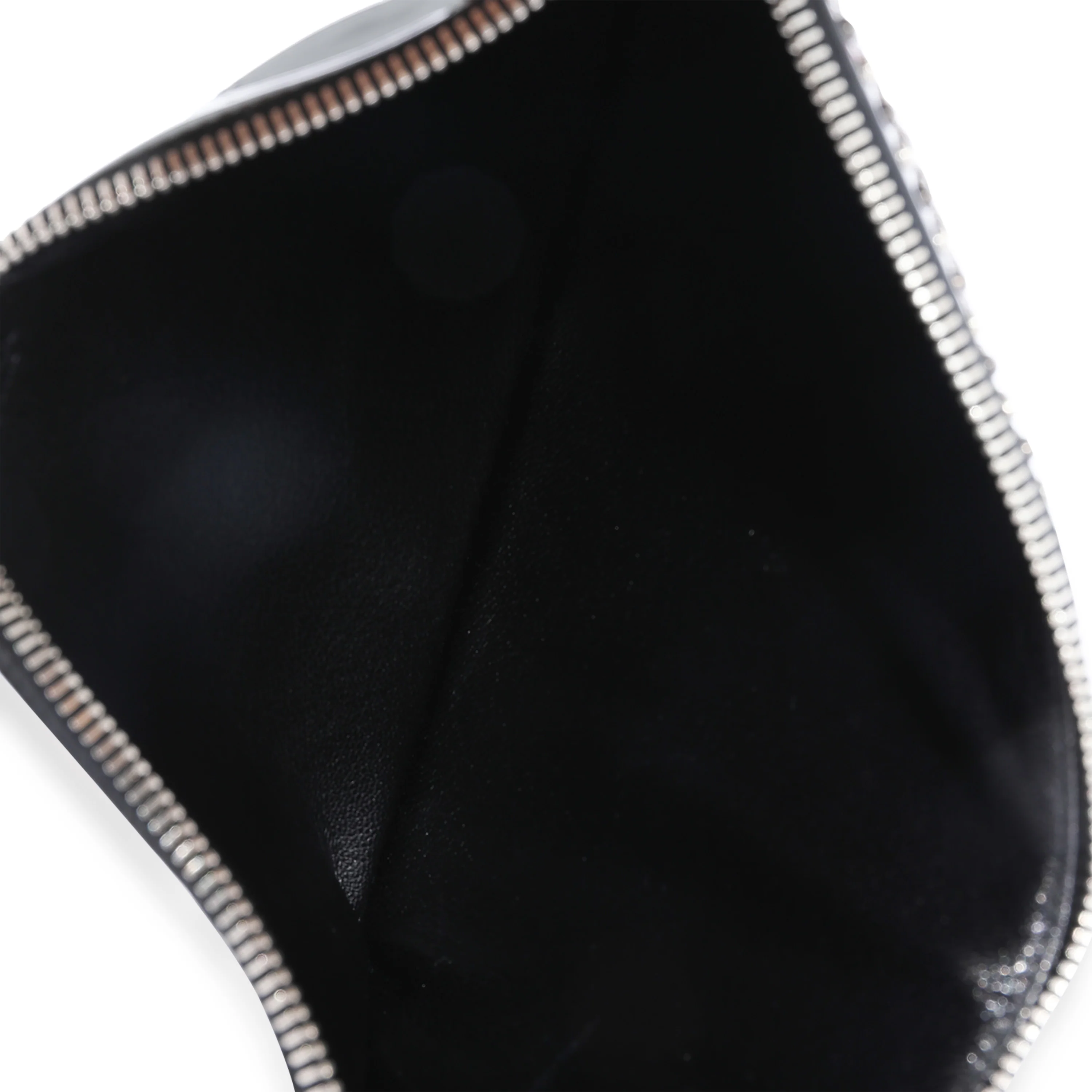 Prada Black Patent Leather Grommet Zip Case - Image 7