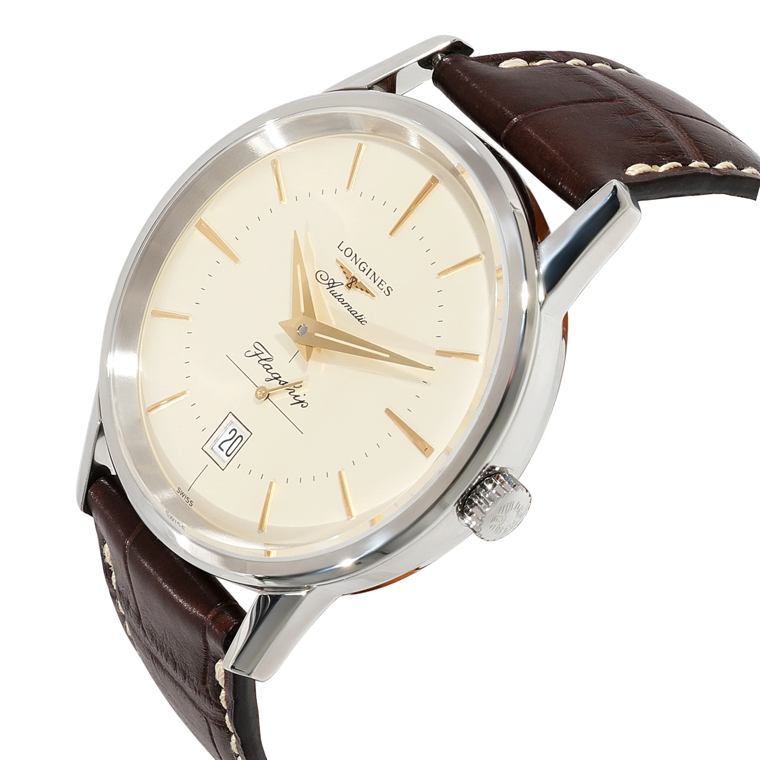 Longines Flagship L4.795.4 Mens Watch in Stainless Steel - Image 3