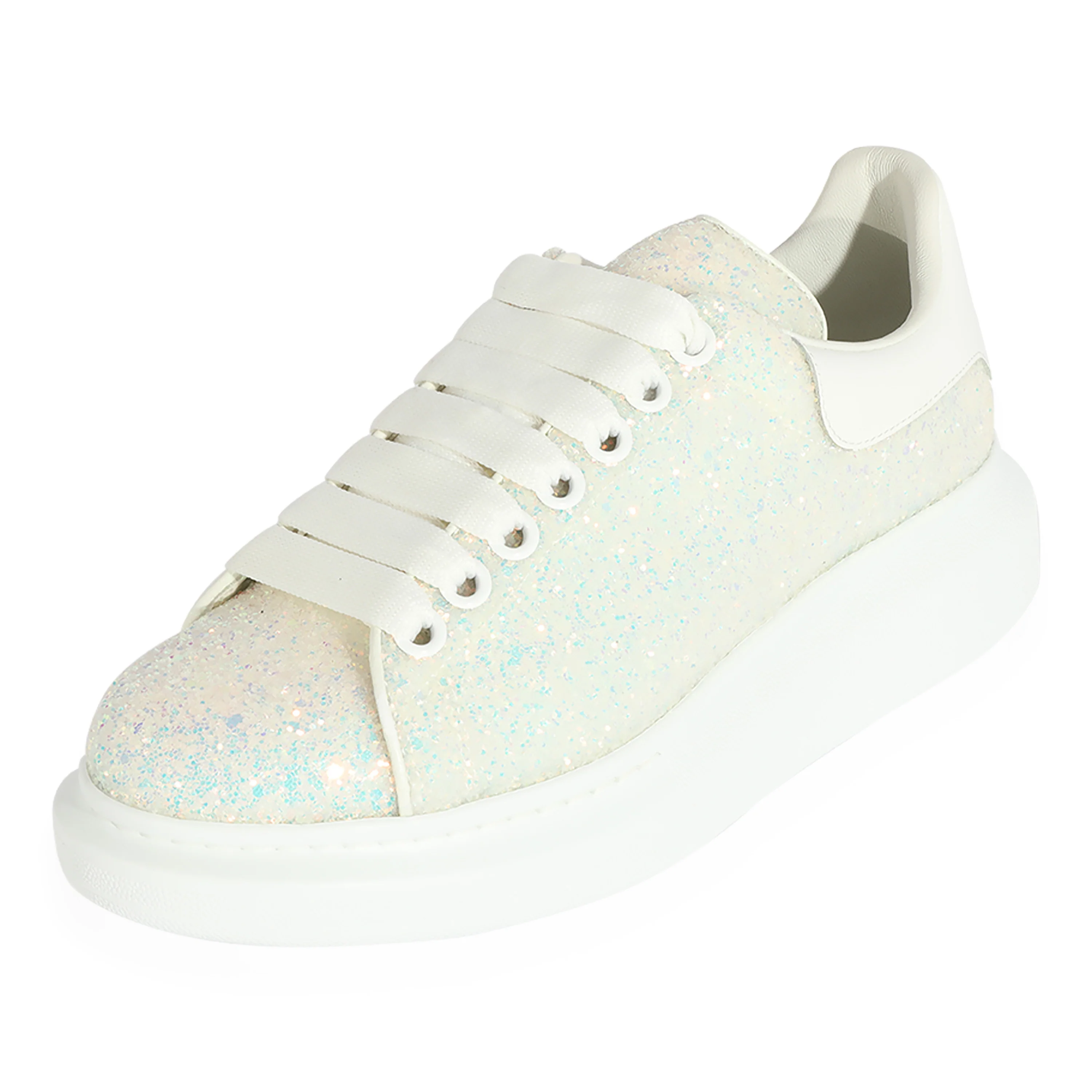 Alexander McQueen Wmns Oversized Sneaker Glitter - Image 2