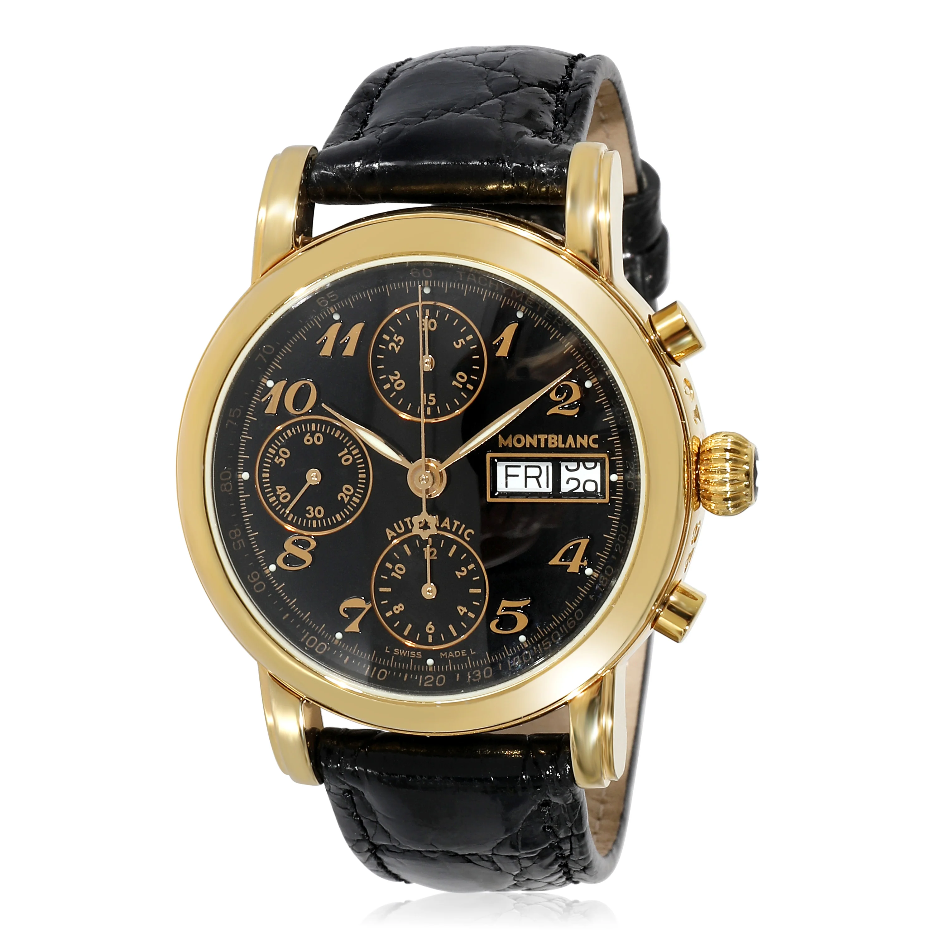 Montblanc Meisterstuck 7016 Mens Watch in Gold Plate