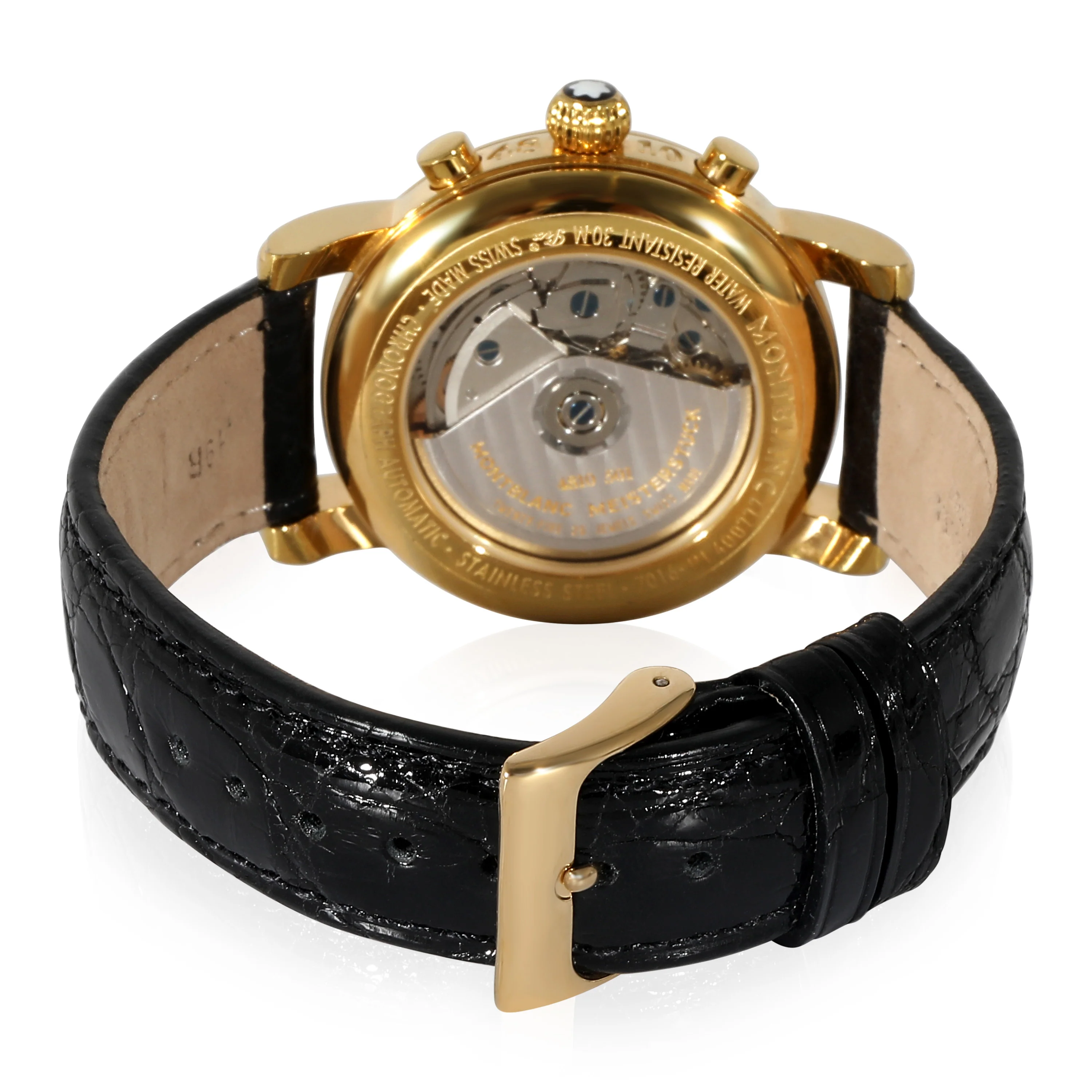 Montblanc Meisterstuck 7016 Mens Watch in Gold Plate - Image 4
