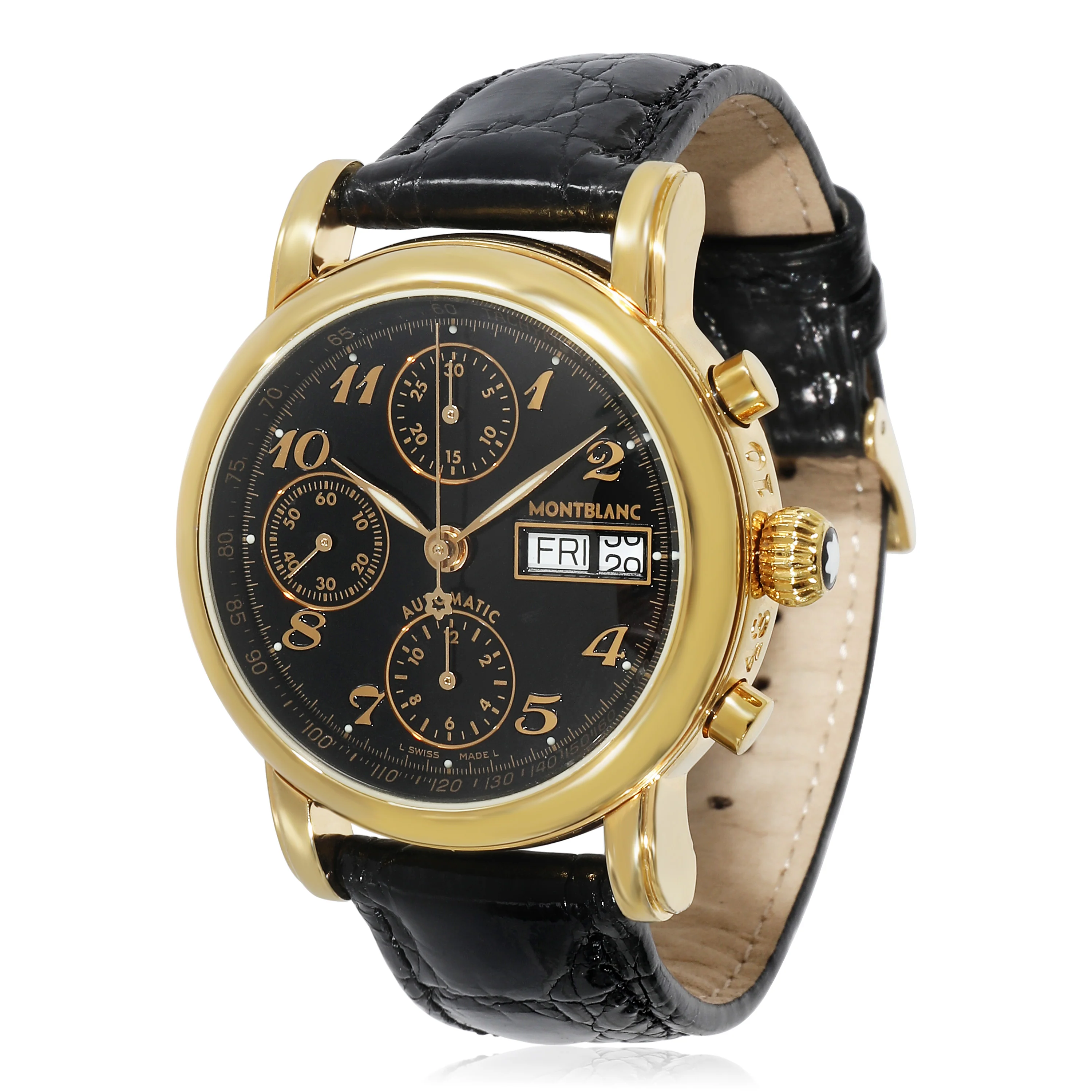 Montblanc Meisterstuck 7016 Mens Watch in Gold Plate - Image 5
