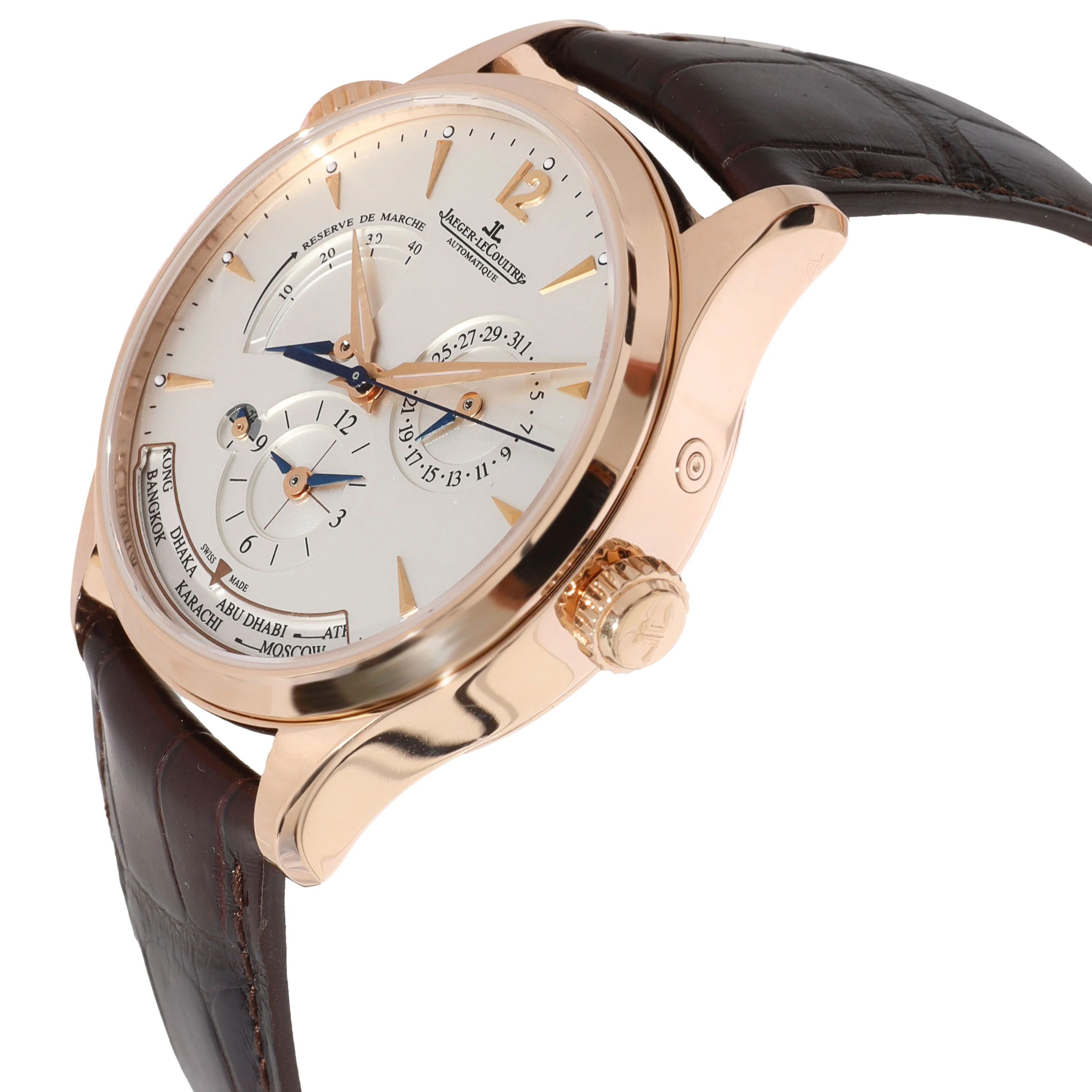 Jaeger-LeCoultre Master Geographic Q1422421 Mens Watch in 18kt Rose Gold - Image 3