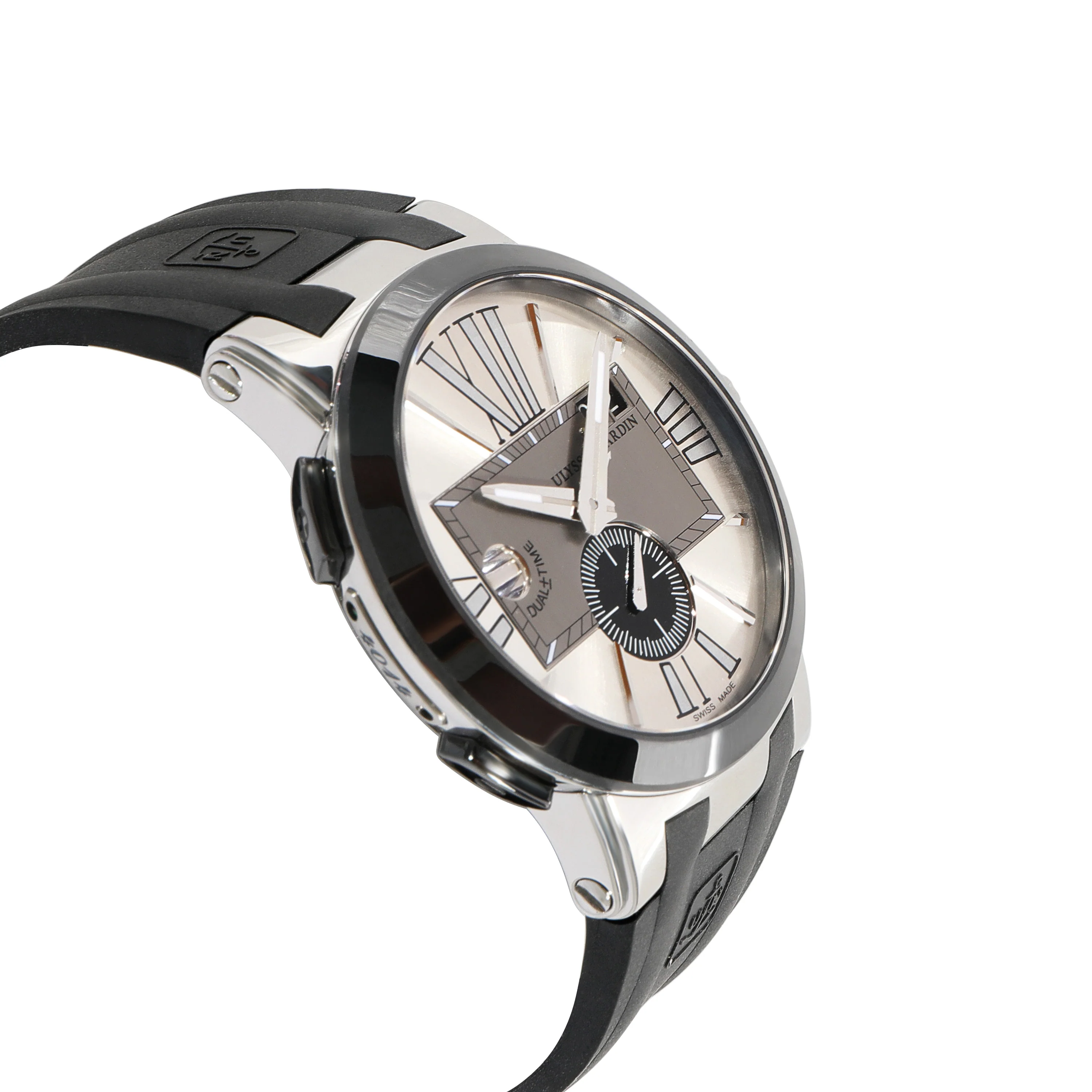 Ulysse Nardin Executive Dual Time T-243-00 Mens Watch in Stainless Steel/Ceram - Image 2