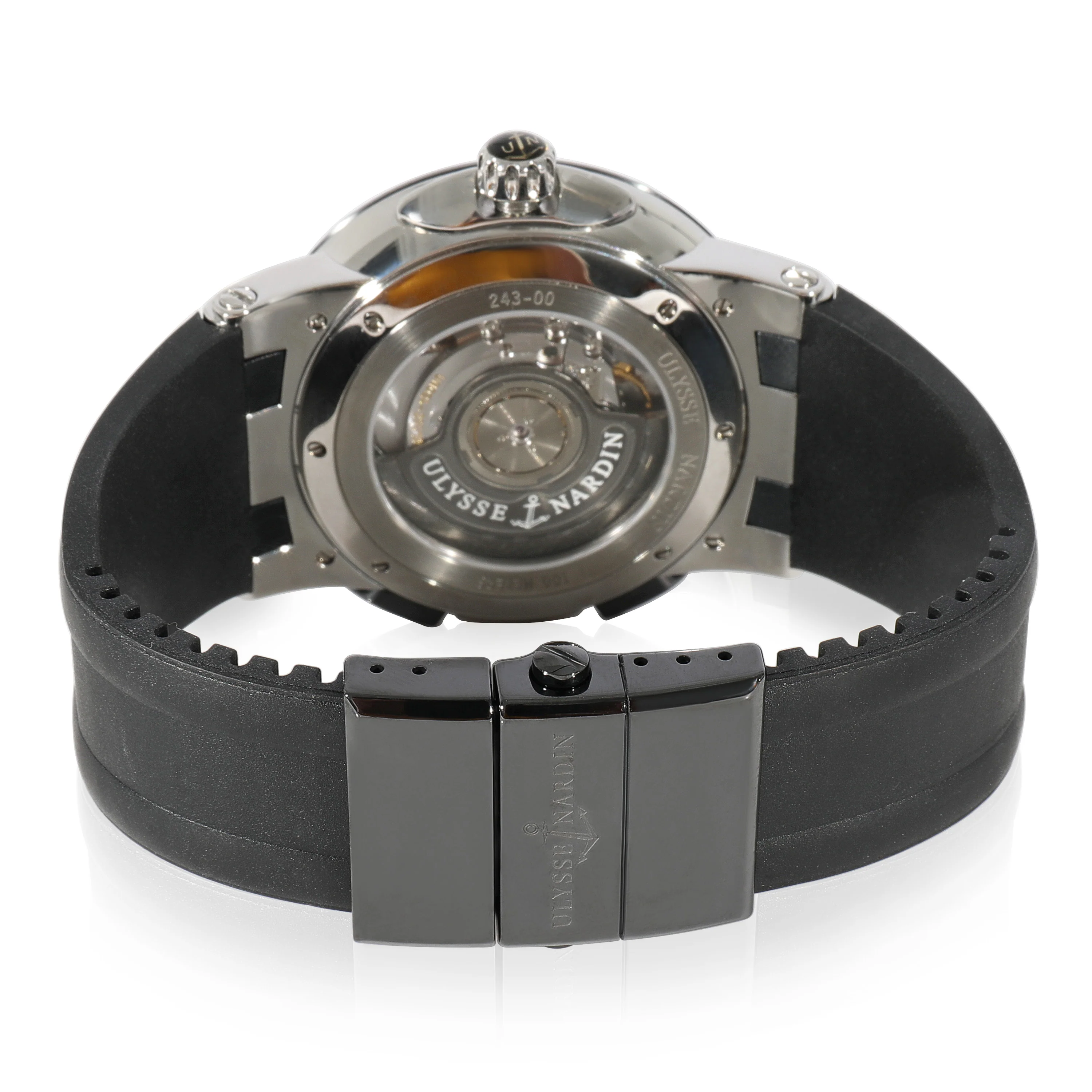 Ulysse Nardin Executive Dual Time T-243-00 Mens Watch in Stainless Steel/Ceram - Image 4