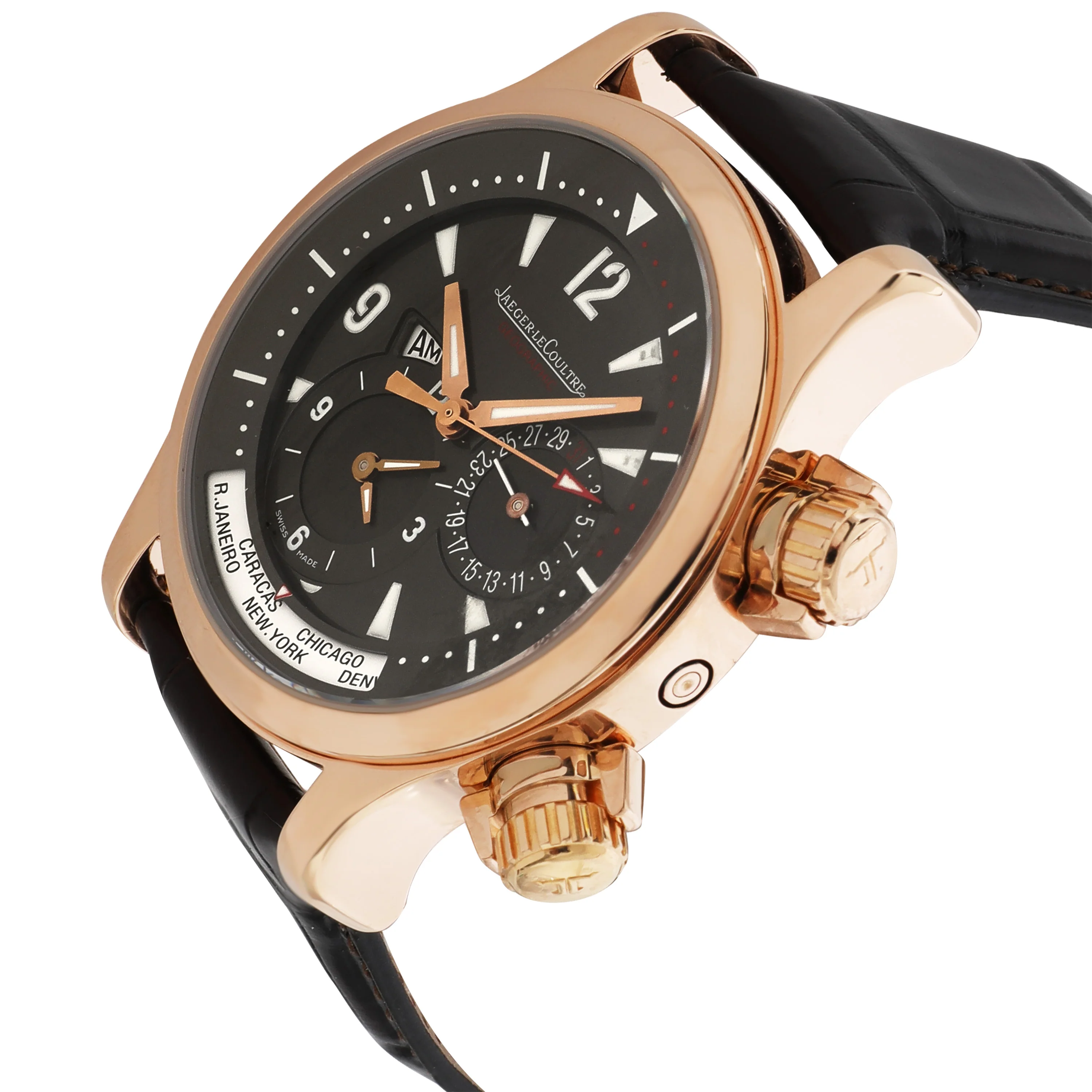 Master Compressor Geographic Q1712440 Mens Watch in 18kt Rose - Image 3