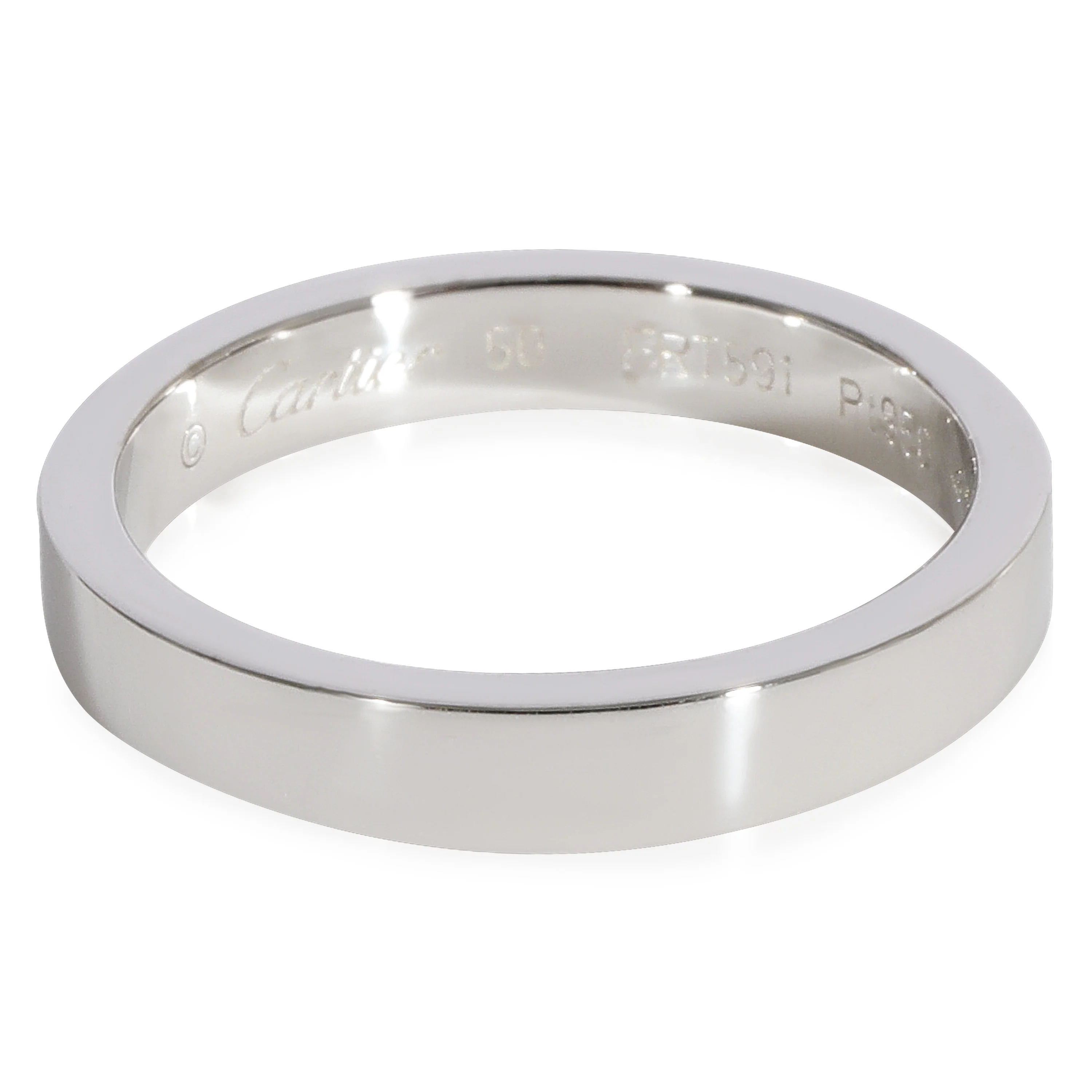 C De Cartier Wedding Band (Platinum) - Image 2