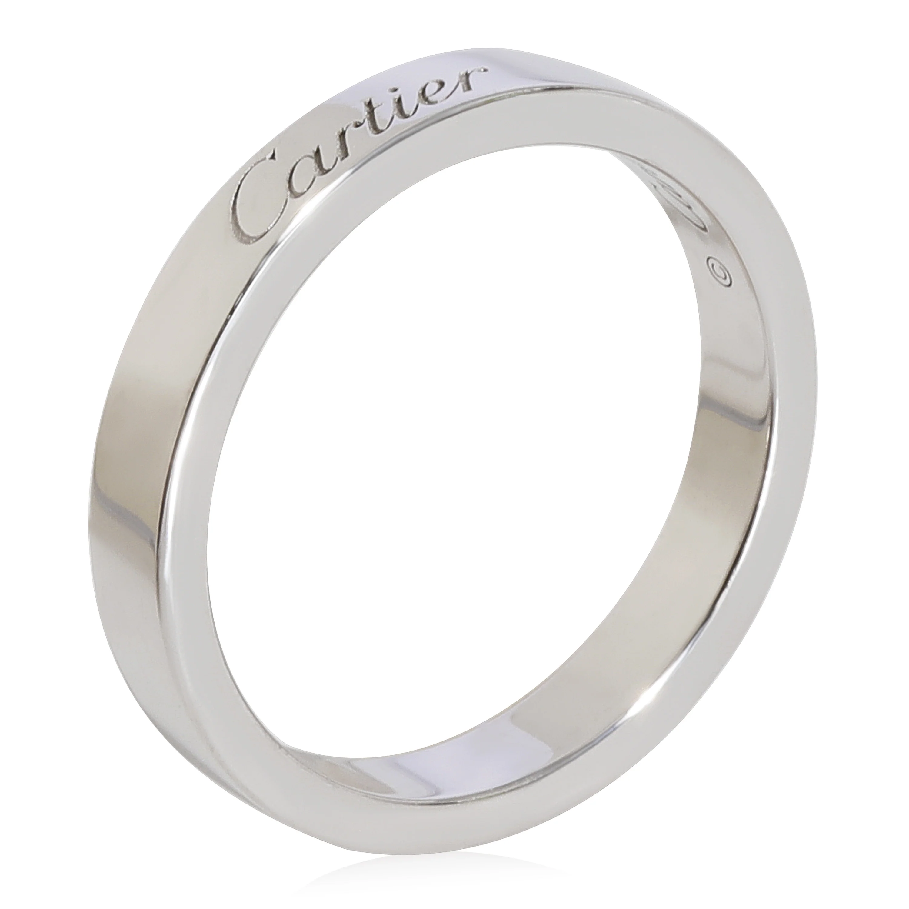 C De Cartier Wedding Band (Platinum) - Image 3