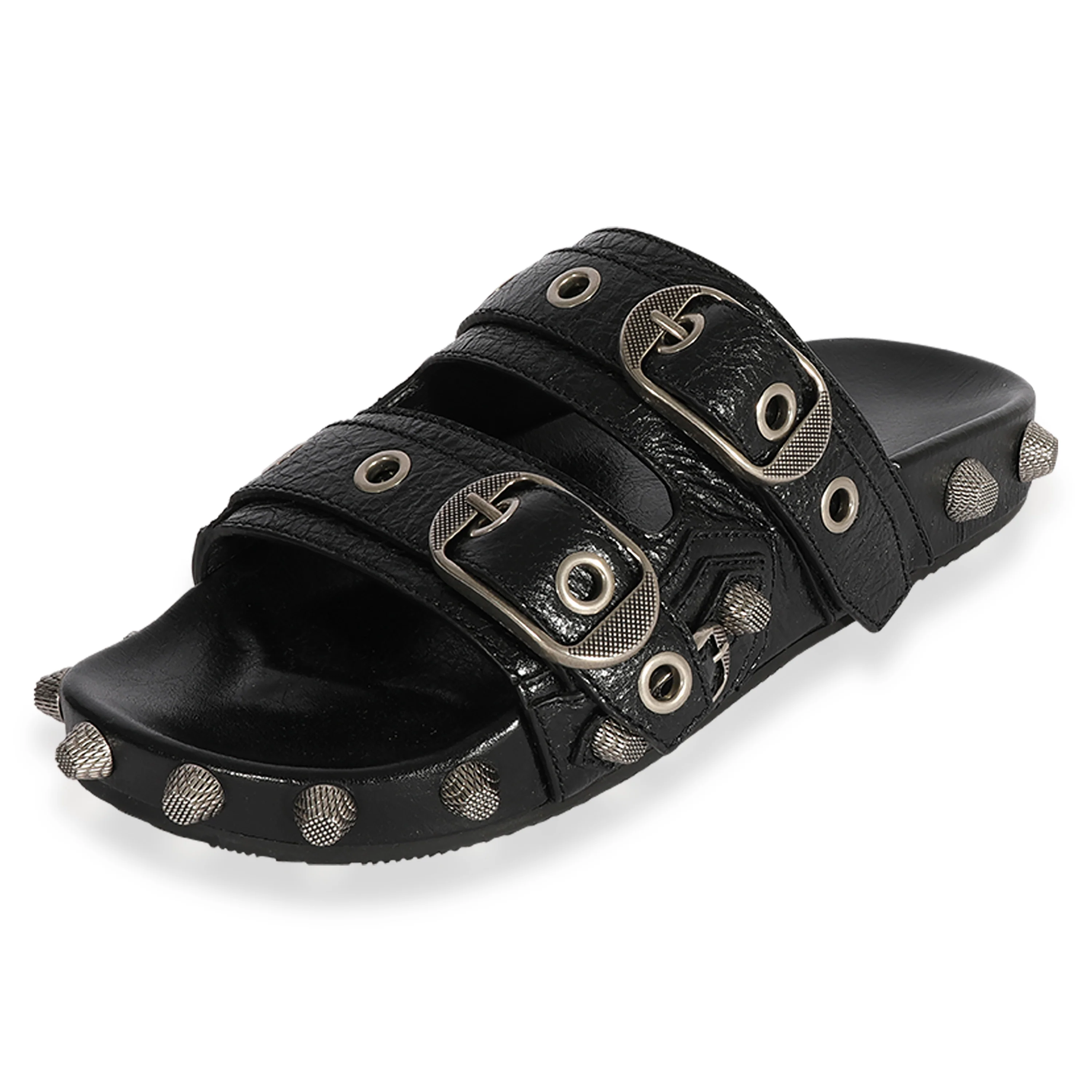 Balenciaga Cagole Sandal Black - Image 2