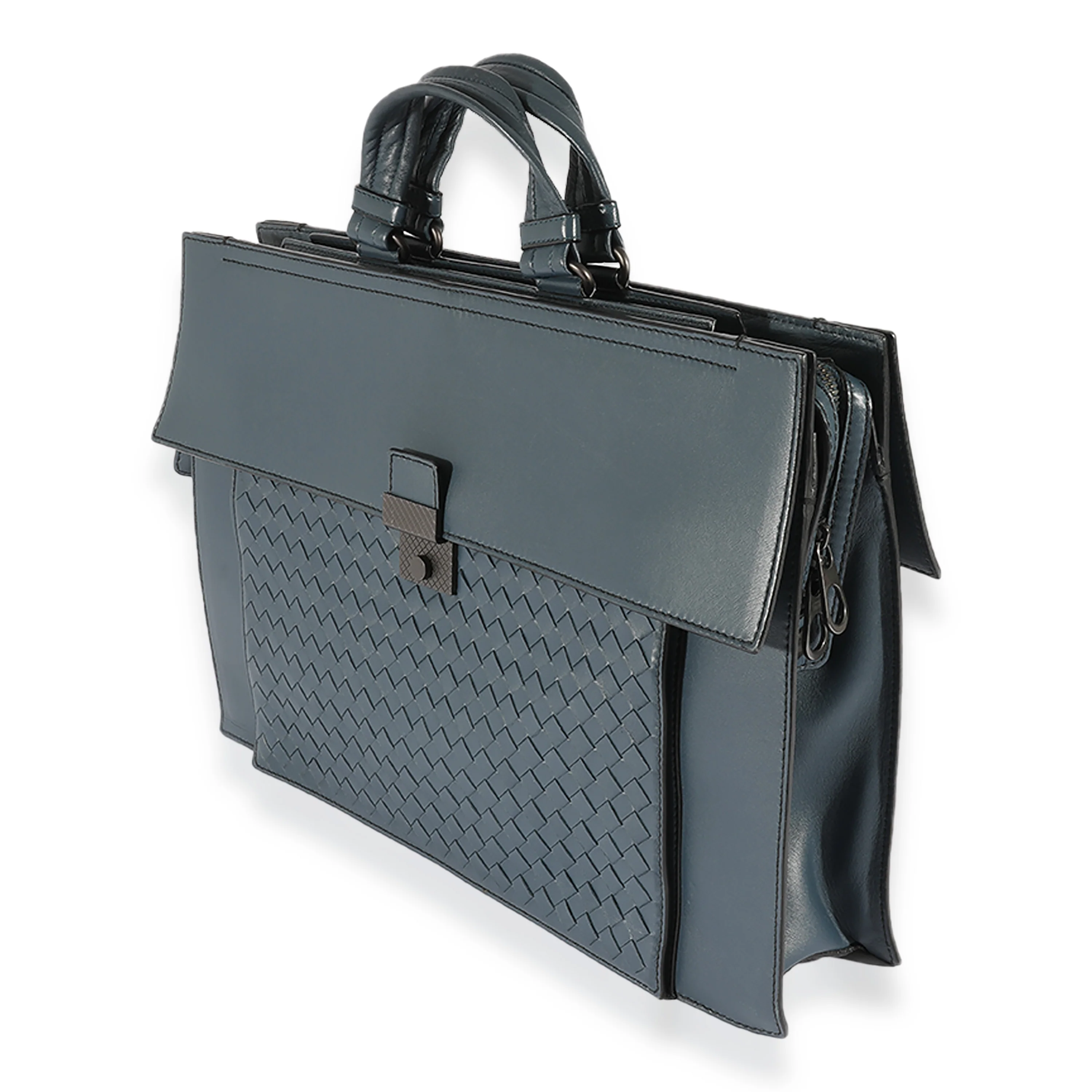 Bottega Veneta Intrecciato Front Pocket Briefcase - Image 2