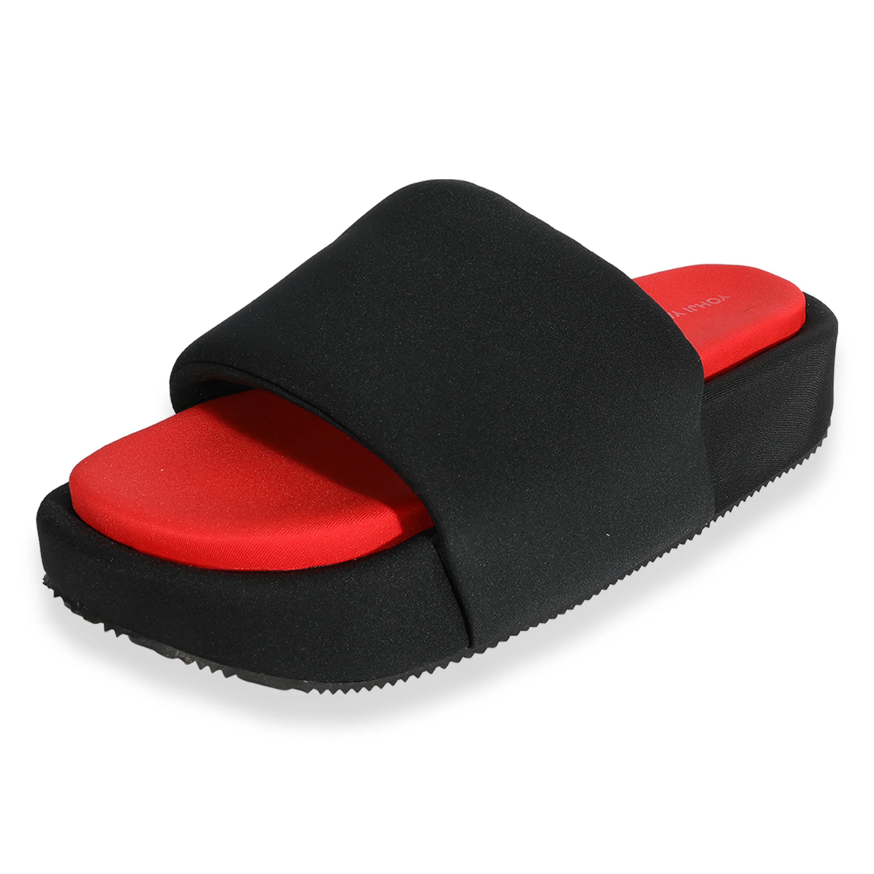 Y-3 Slide Black Red - Image 2