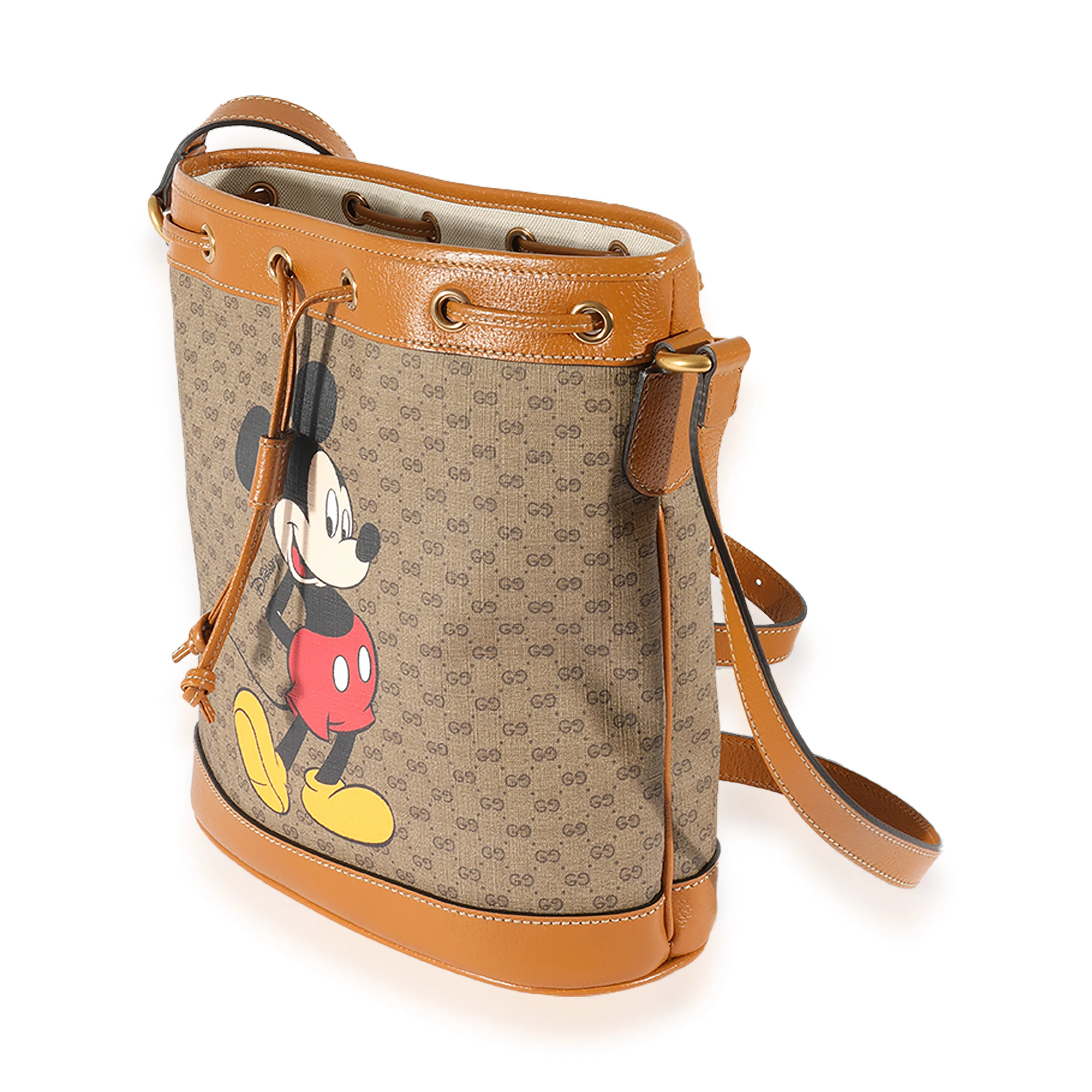 x Disney Vintage GG Supreme Mickey Mouse Bucket Bag - Image 3