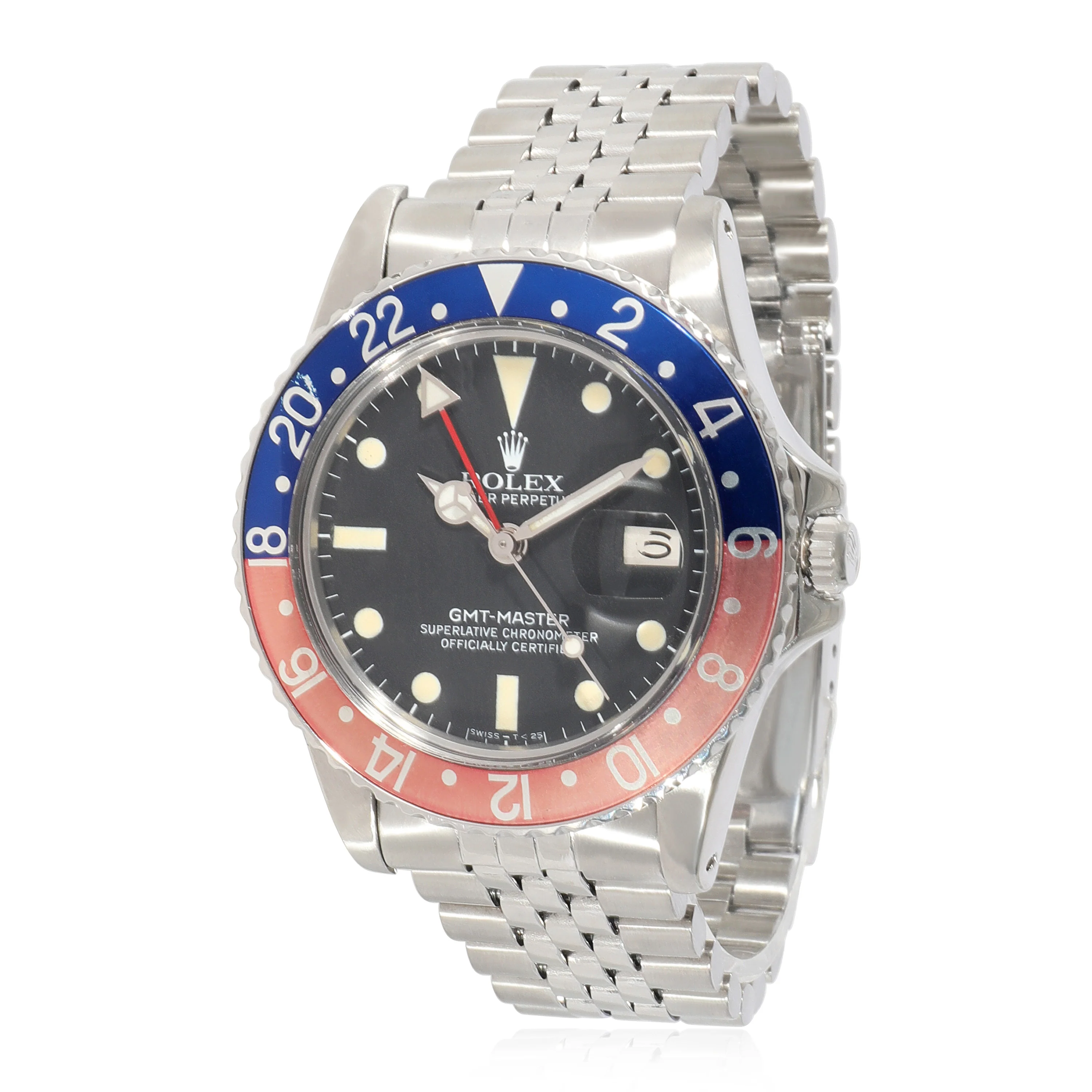 Rolex GMT-Master 16750 Mens Watch in Stainless Steel