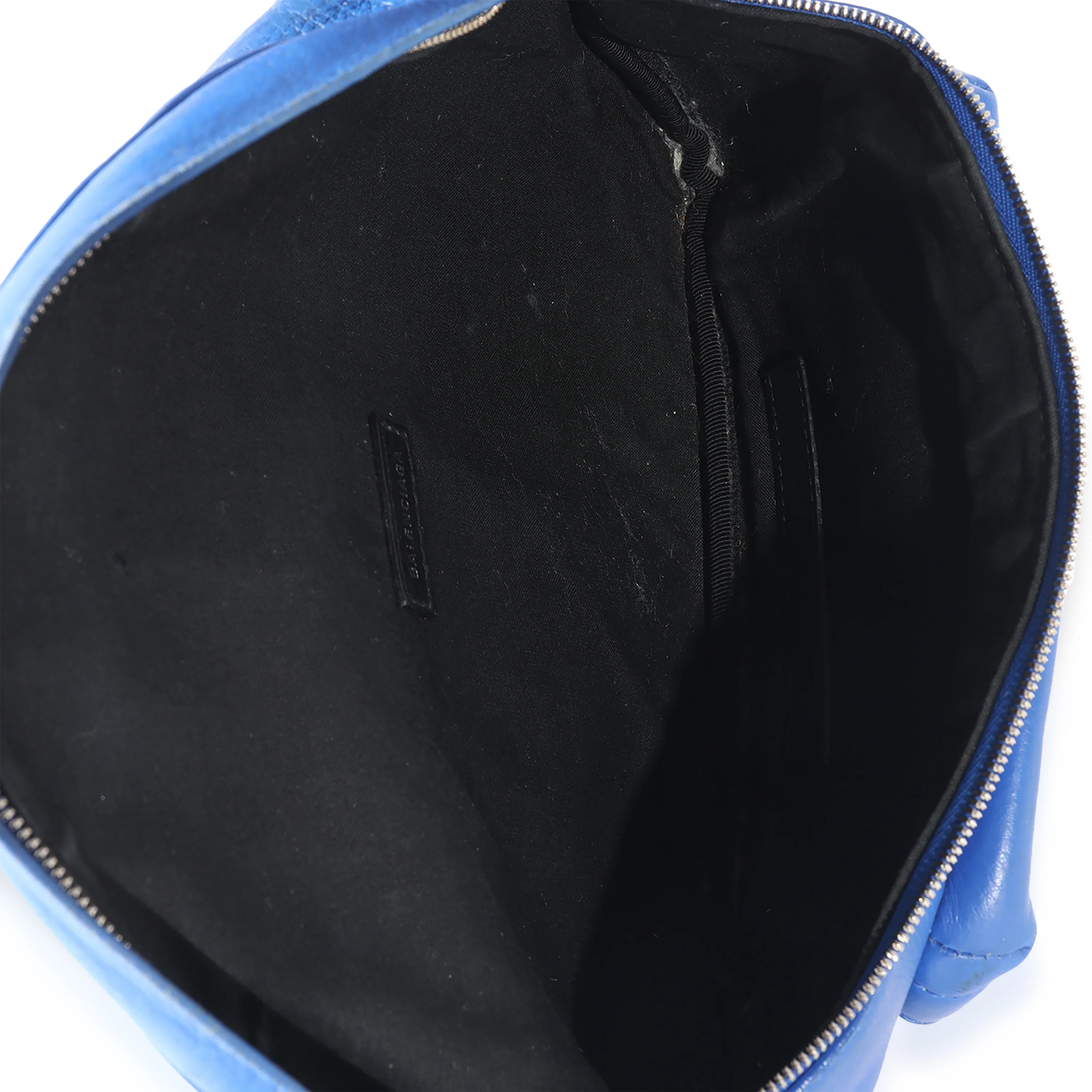 Blue Leather Everyday Logo Belt Bag - Image 3
