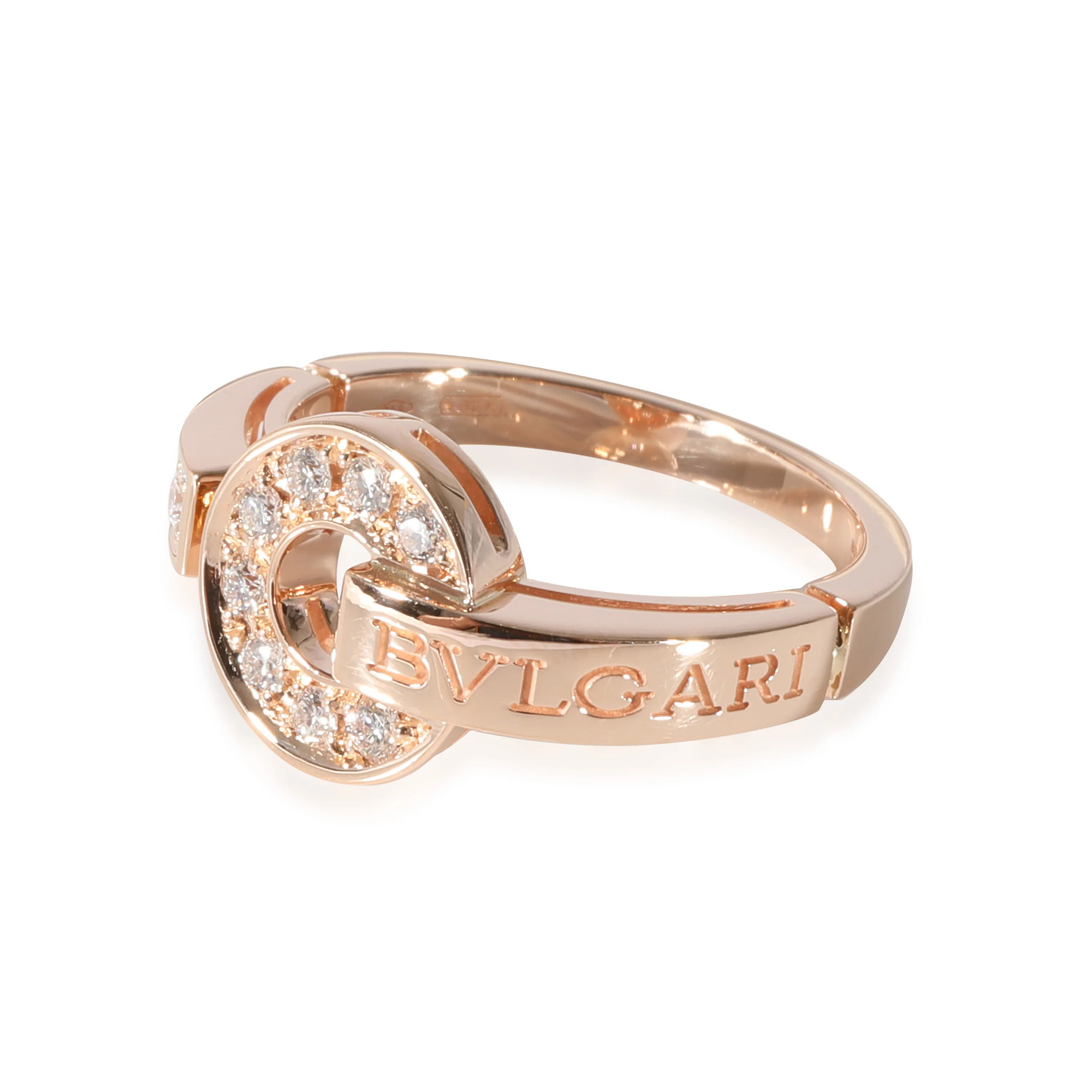 Bvlgari Bvlgari Diamond Ring in 18k Rose Gold 0.28 CTW - Image 2
