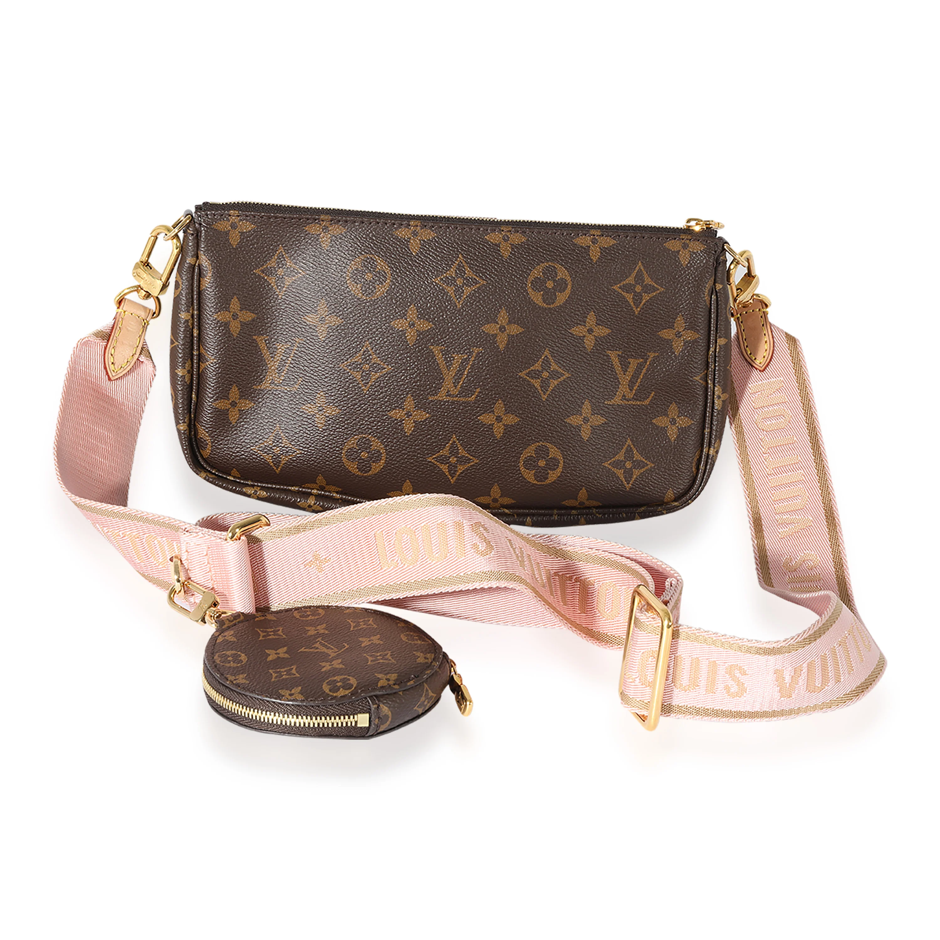 Louis Vuitton Monogram Canvas & Rose Clair Multi-Pochette Accessoires - Image 3