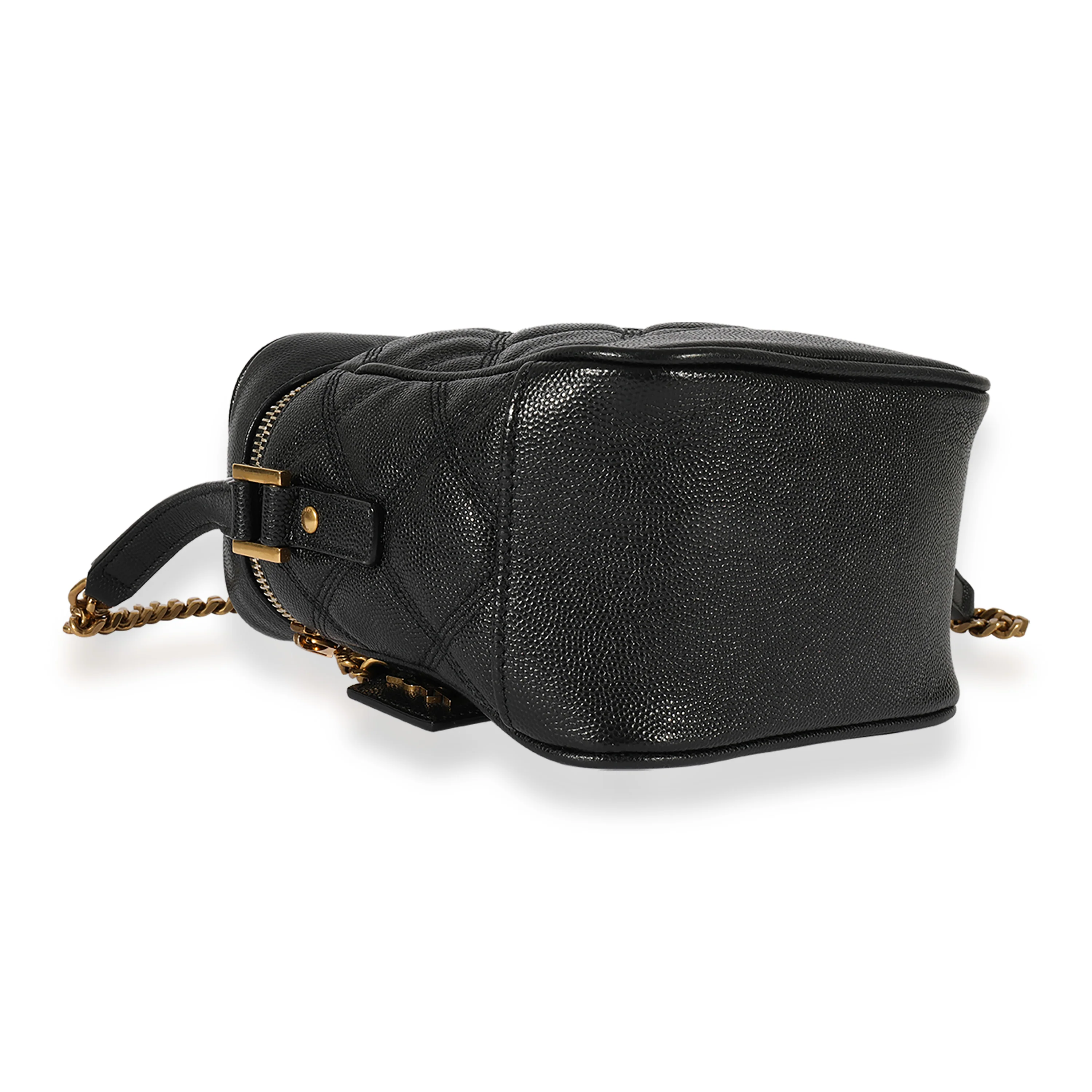 Black Grain De Poudre 80s Vanity Bag - Image 2