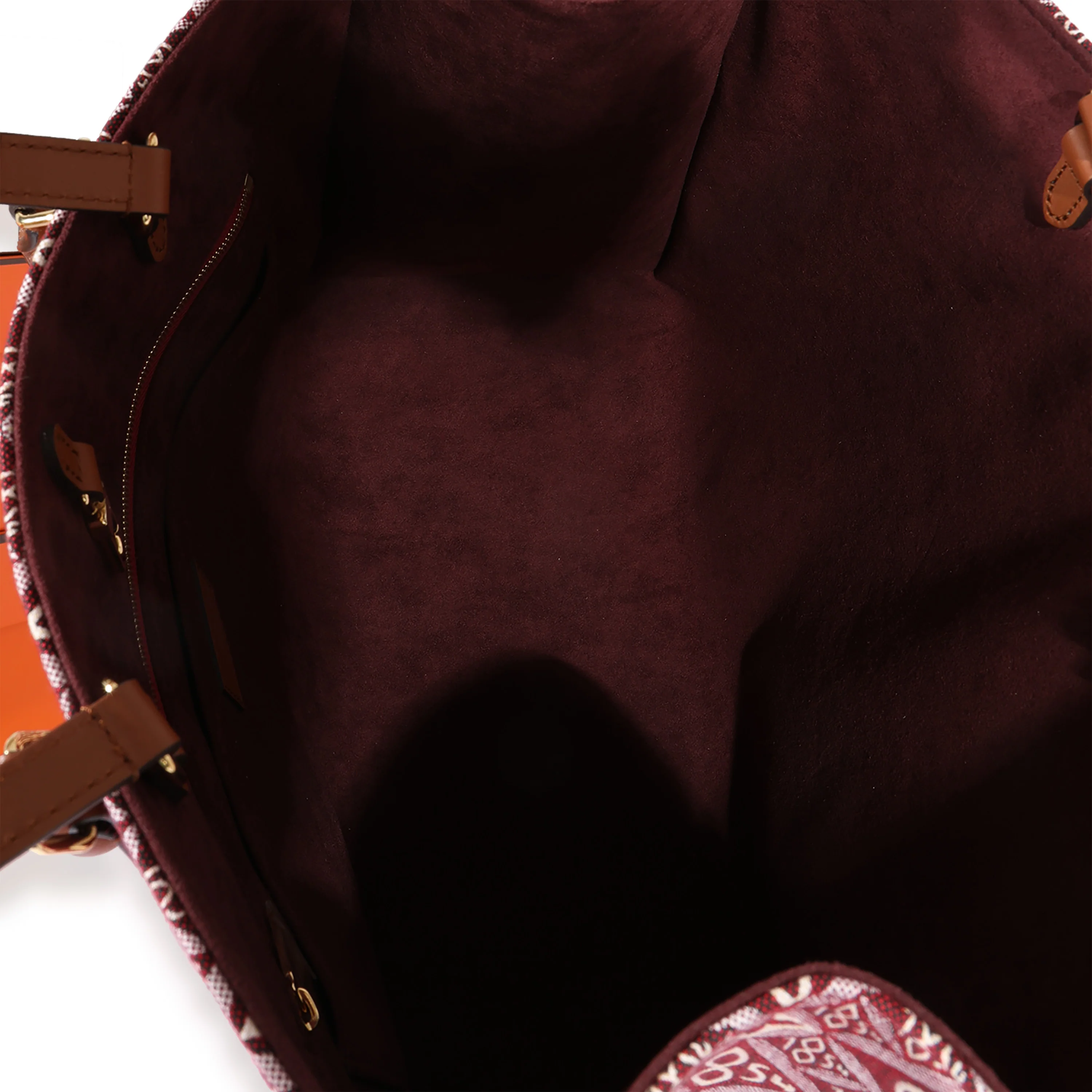 Louis Vuitton Bordeaux Jacquard Since 1854 Onthego GM - Image 8