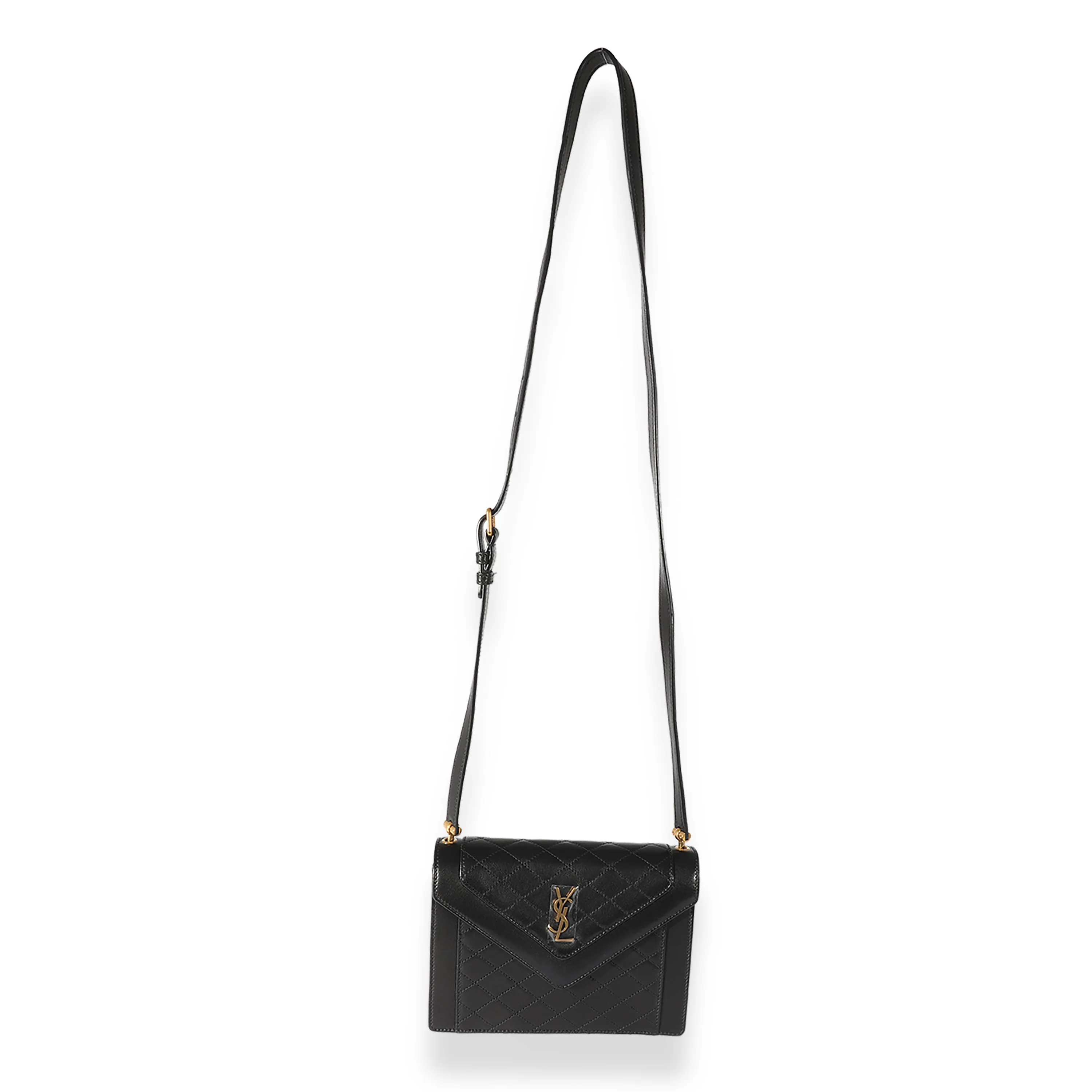Saint Laurent Black Lambskin Gaby Mini Satchel - Image 4