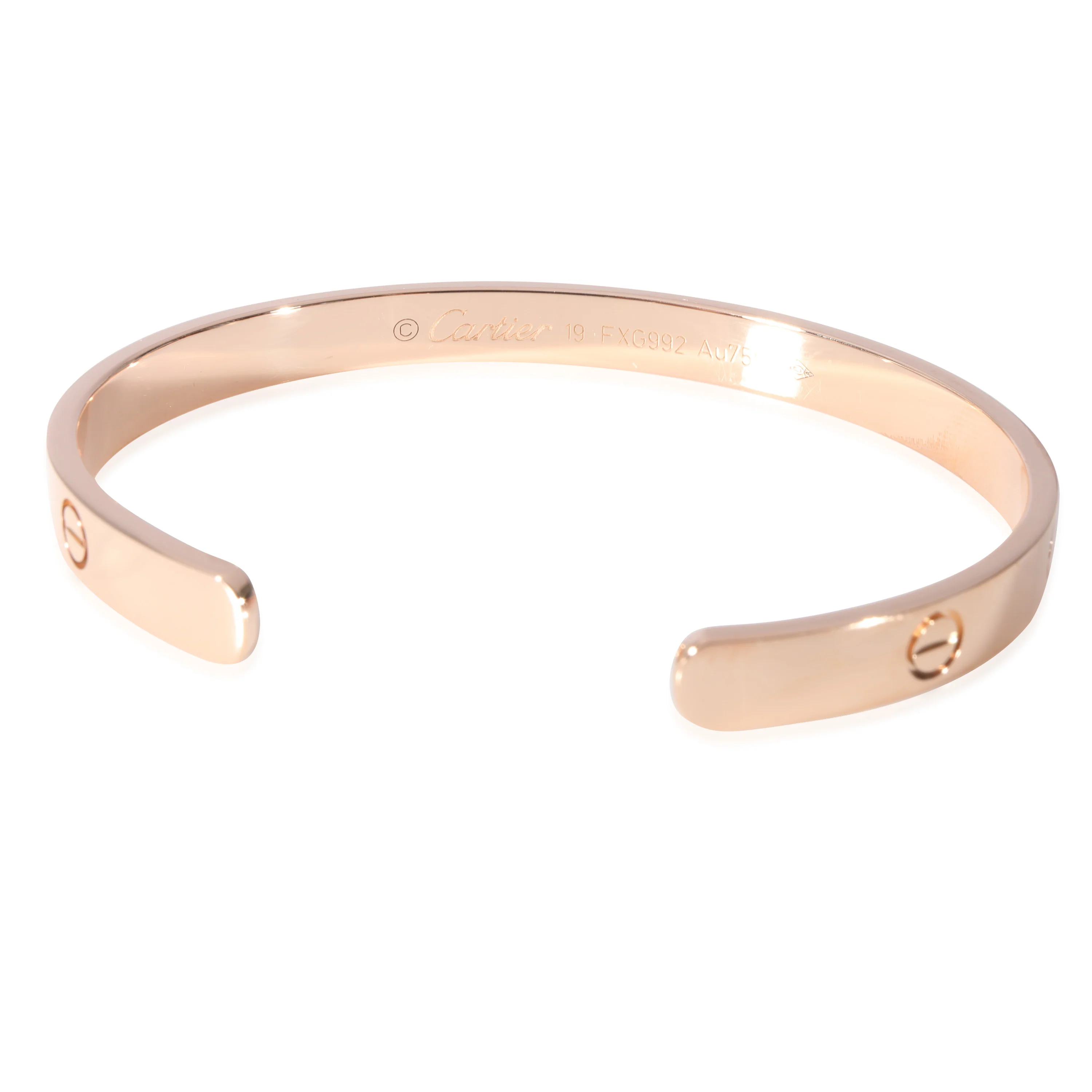 Cartier Love Cuff Bracelet (Rose Gold) - Image 3